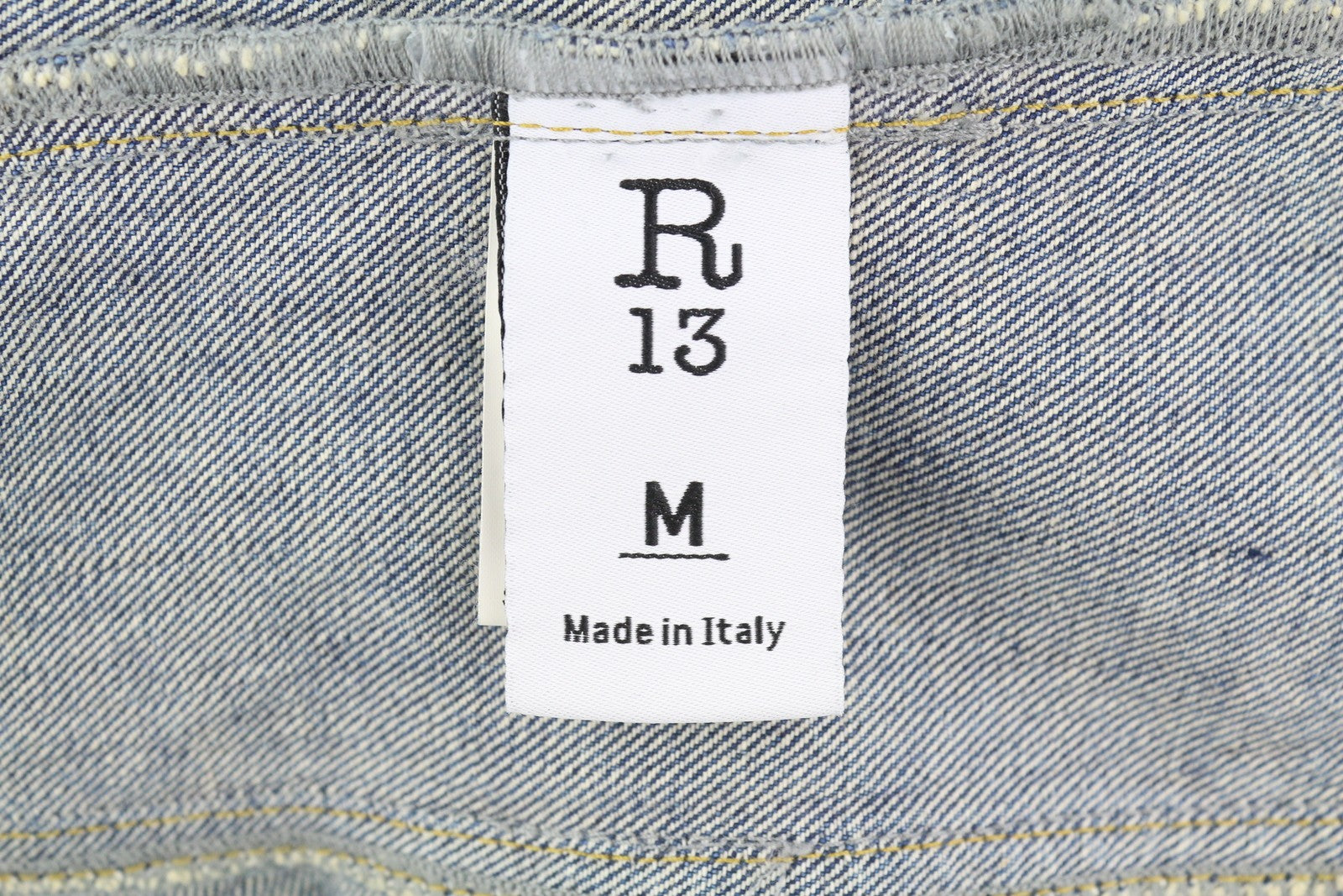 R13 Raglan Trucker Jkt Women Jacket M Kelly Tex Button-Up Faded Washed Denim