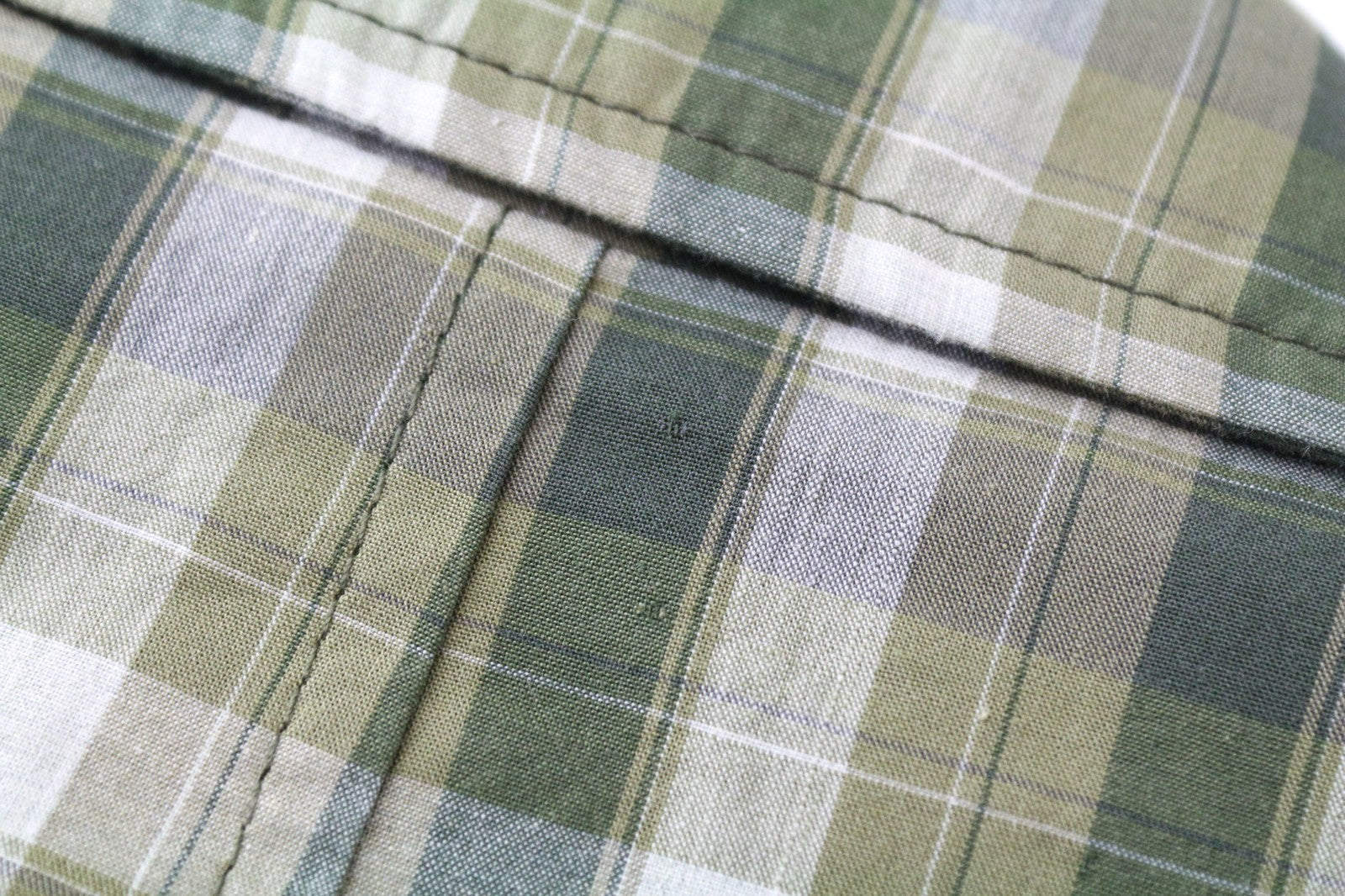 RICHMOND Men's Blazer 48 Green Checked Linen Lined Single-Breasted Style