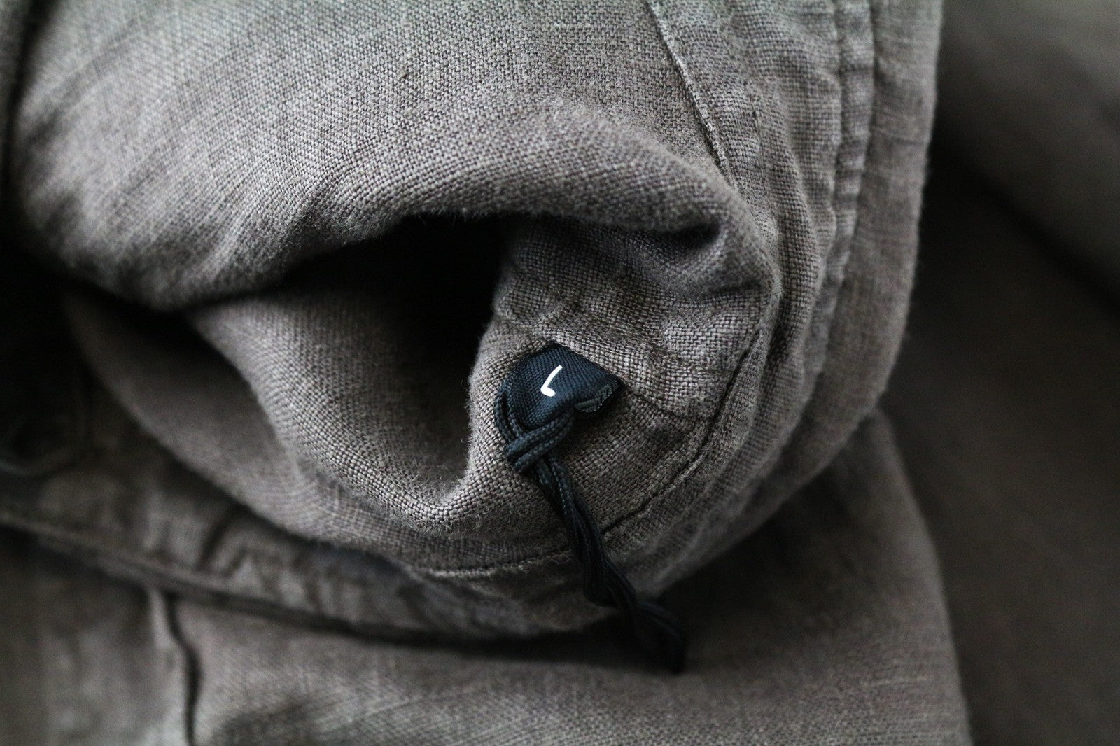 REPLAY Men's Shirt L Brown Linen Short Sleeve Button-Up Summer Casual