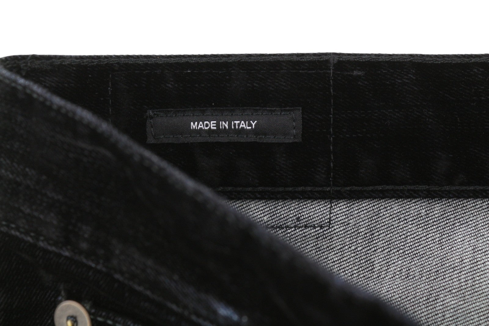 R13 Romeo Women Jeans 26 Flocked Black Velvet Cropped Ankle Length Low Rise Logo