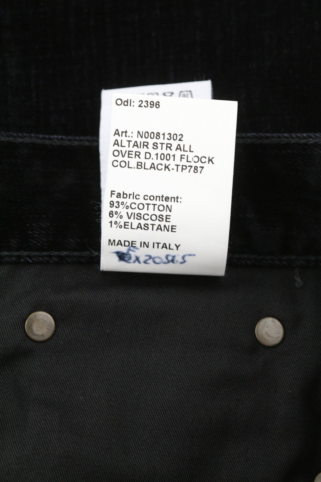 R13 Romeo Women Jeans 26 Flocked Black Velvet Cropped Ankle Length Low Rise Logo