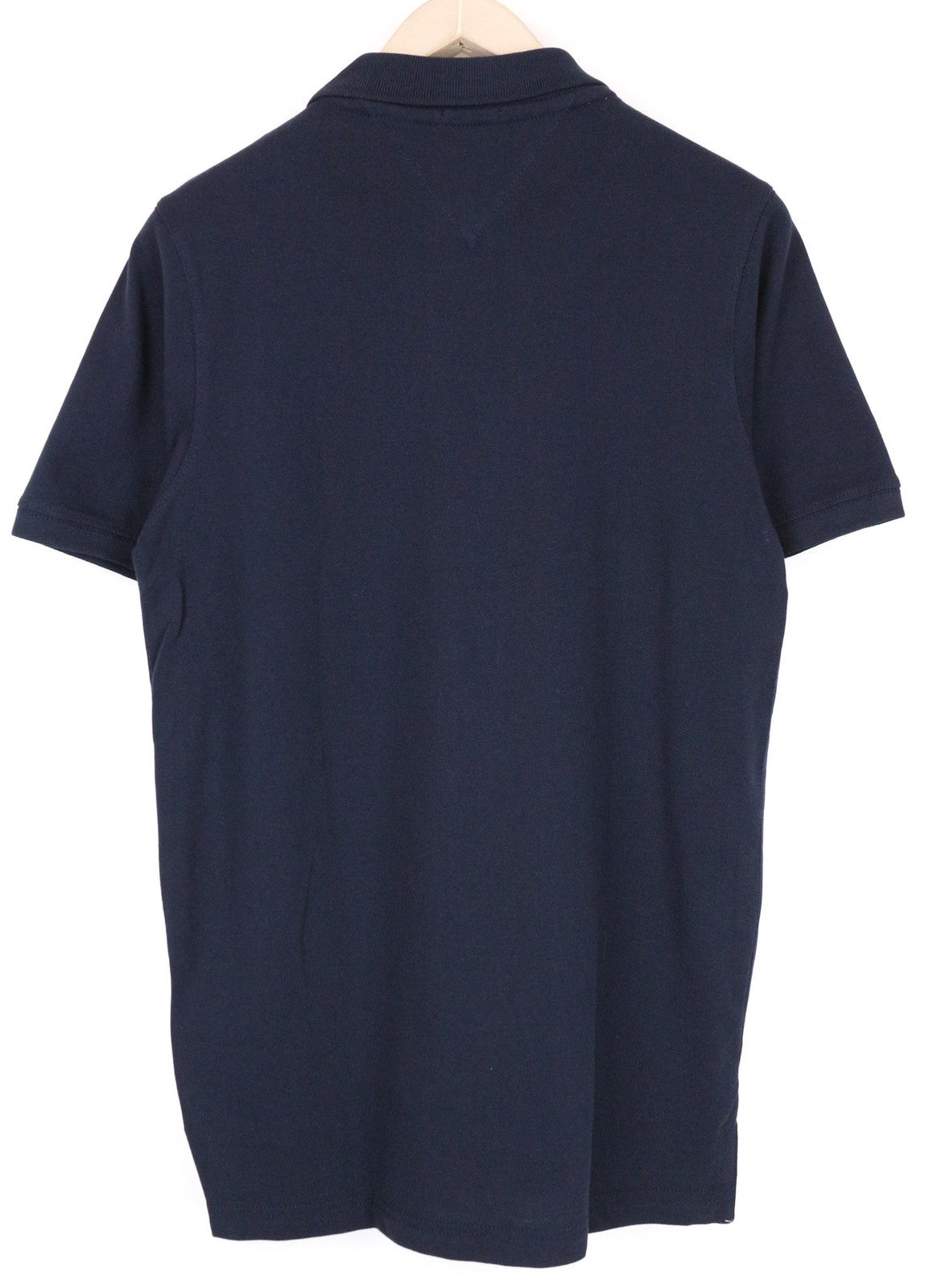 TOMMY HILFIGER DENIM Men's Tee M Polo Style Marine Blue Cotton Logo Top