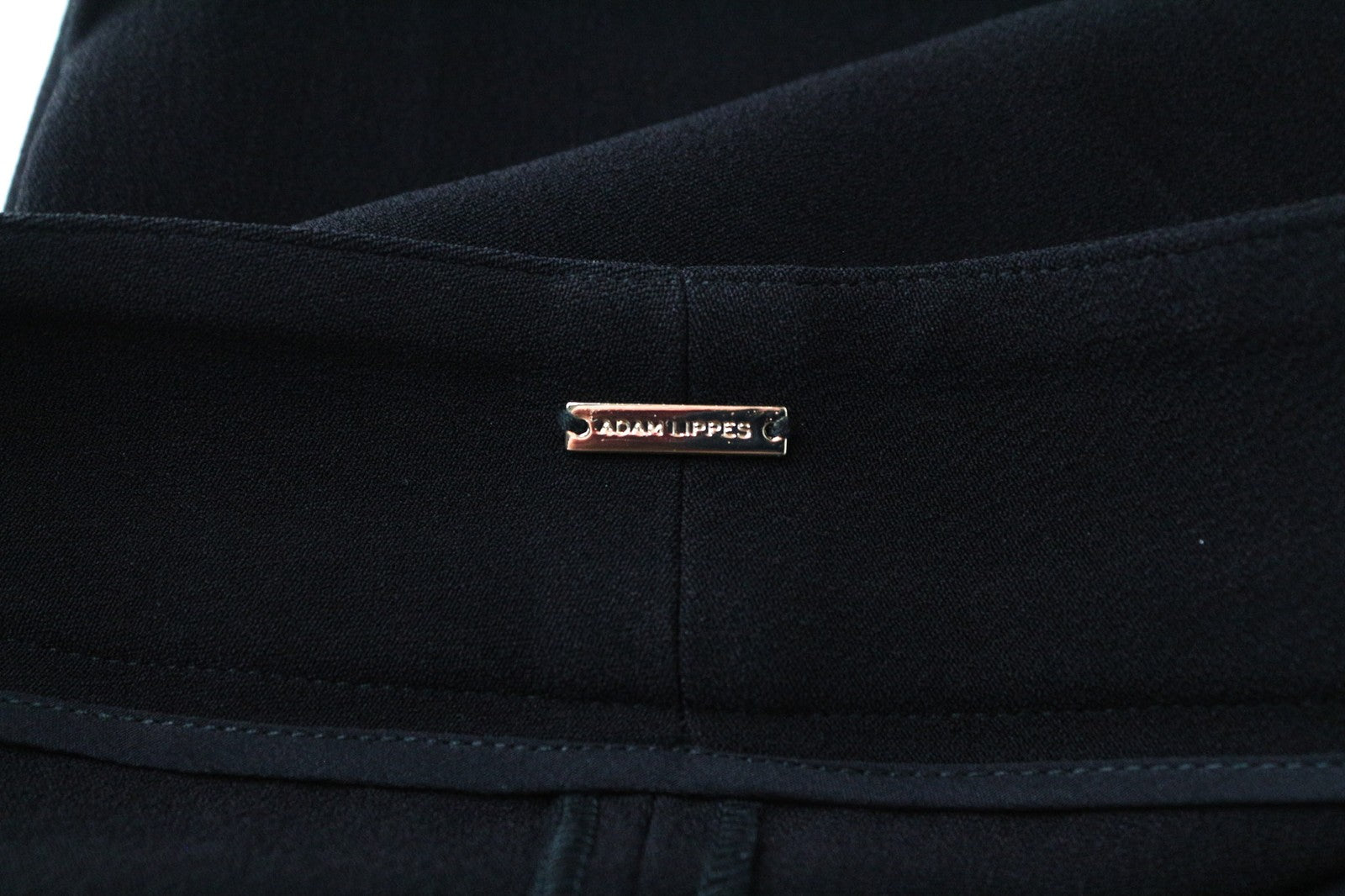 ADAM LIPPES Women's Trousers ~W30/L31 Black Pleated Front Formal Pants