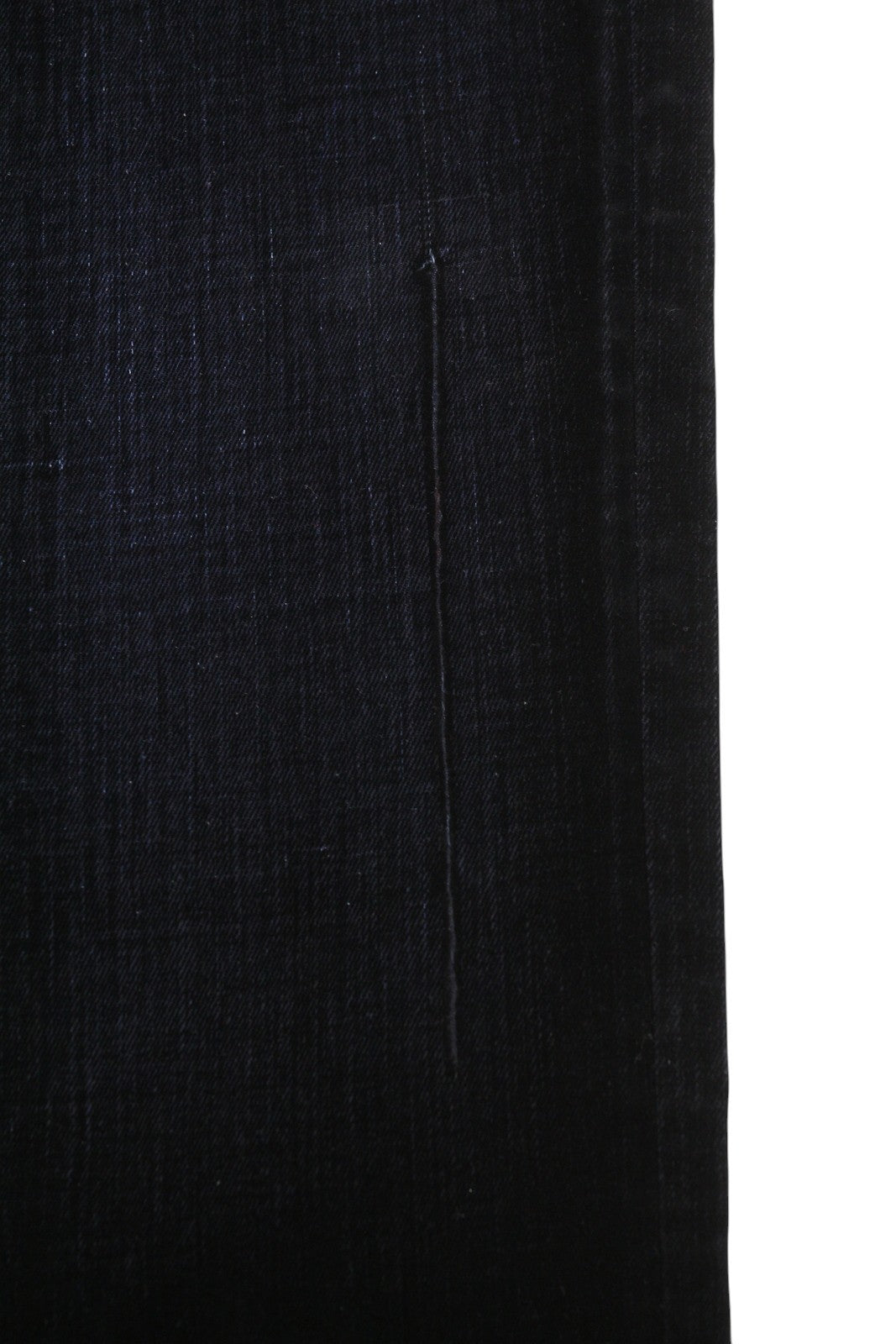 R13 Romeo Women Jeans 29 Flocked Black Velvet Cropped Ankle Length Low Rise Dark