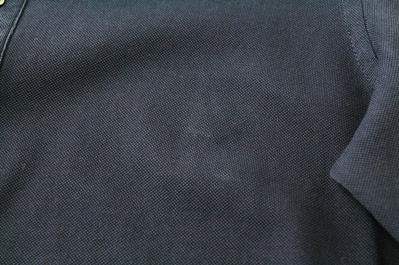 SUITSUPPLY Men's T-Shirt 37/38/14 1/2/15 Navy Blue Spread Slim Pure Cotton Polo