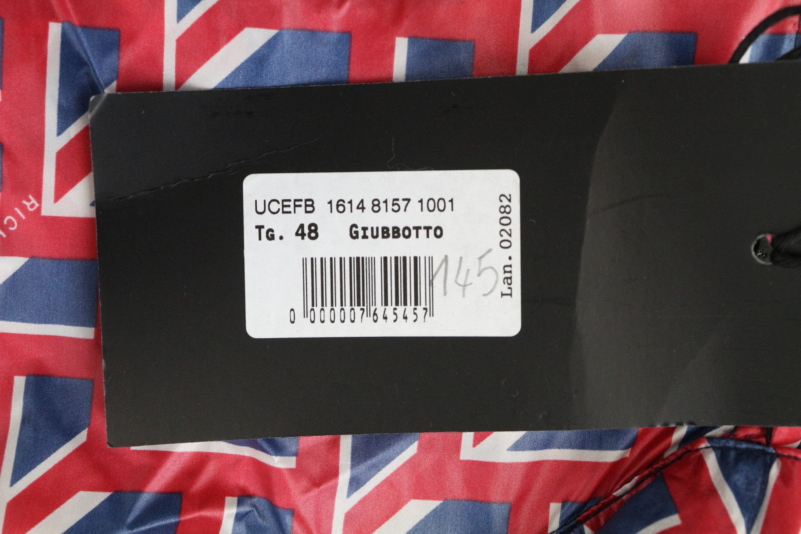 RICHMOND Men's Jacket IT48 Red Hooded Windbreaker Lightweight Zip Graphic