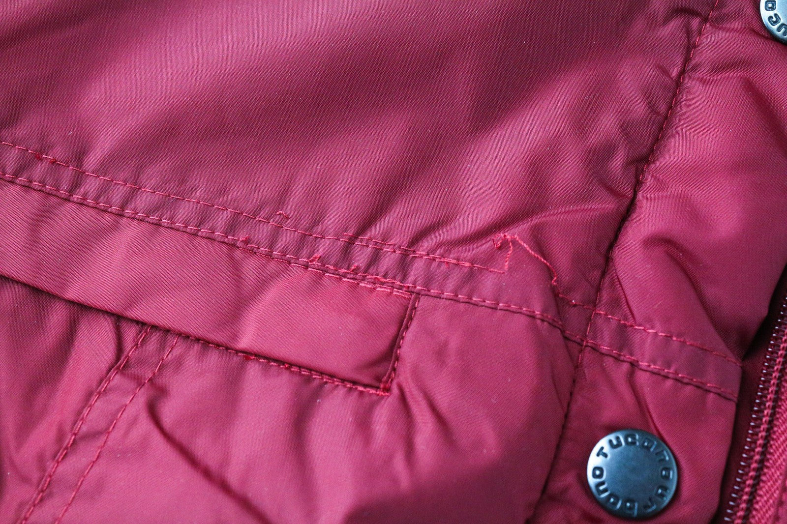 TUCANO URBANO Lori Women's Jacket XS Red Padded Motorcycle Windproof Coat