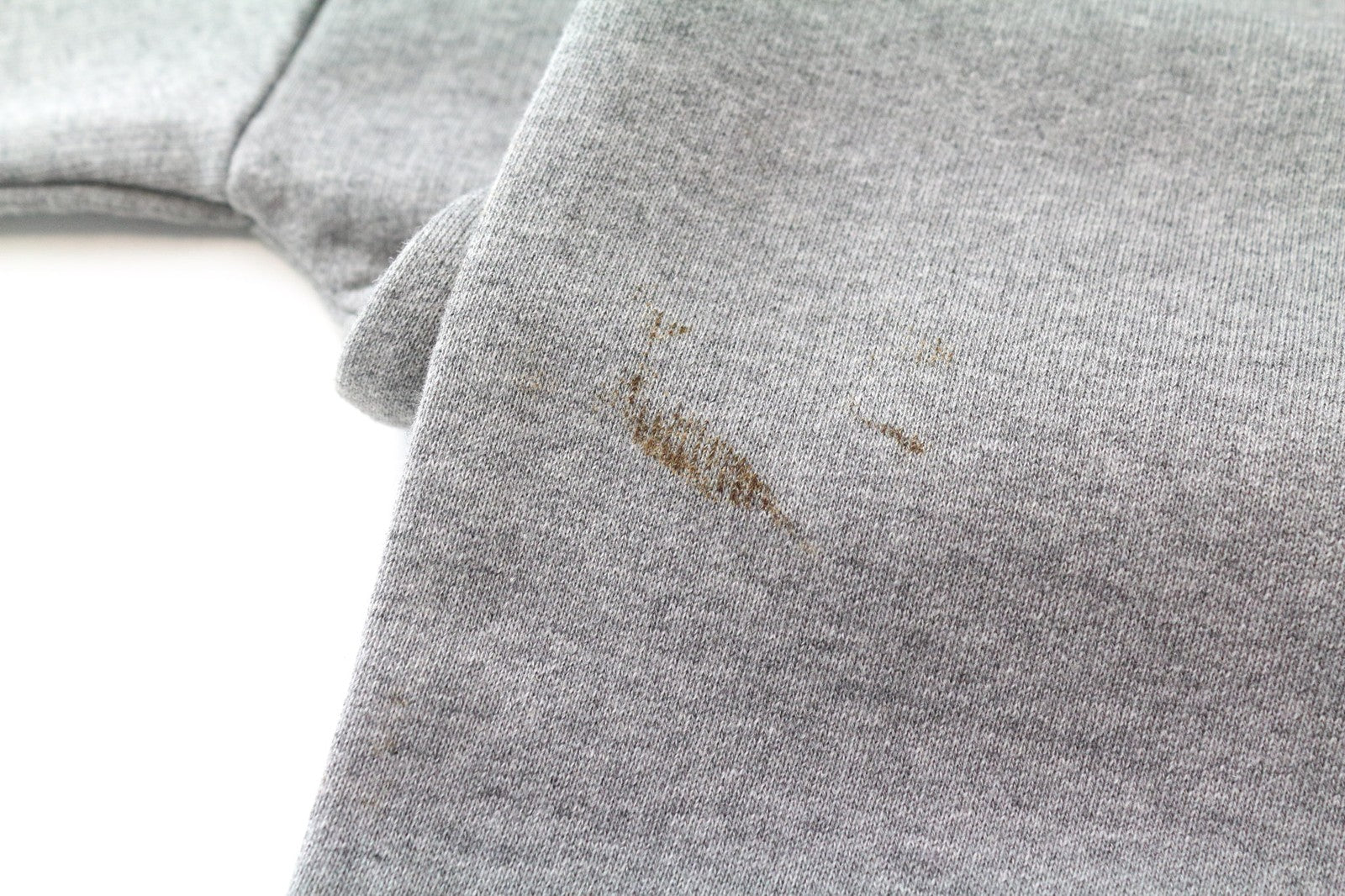 DENHAM Women's Sweatshirt S Grey Cotton Jersey Crew Neck Melange Fleece