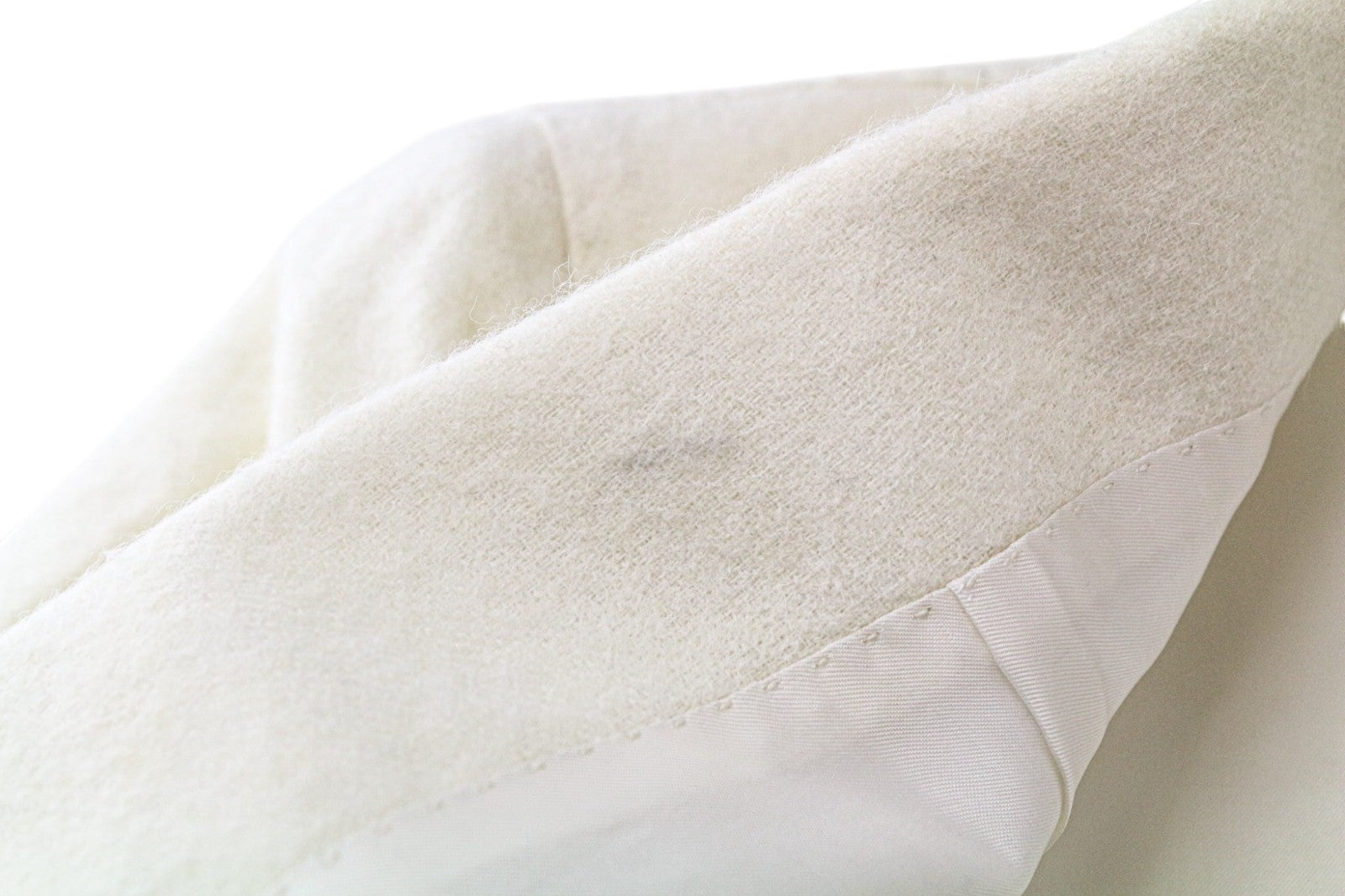 SUITSUPPLY Jort Men's UK38R Off-White Alpaca Wool Suit 2-Piece Slim Half-Lined