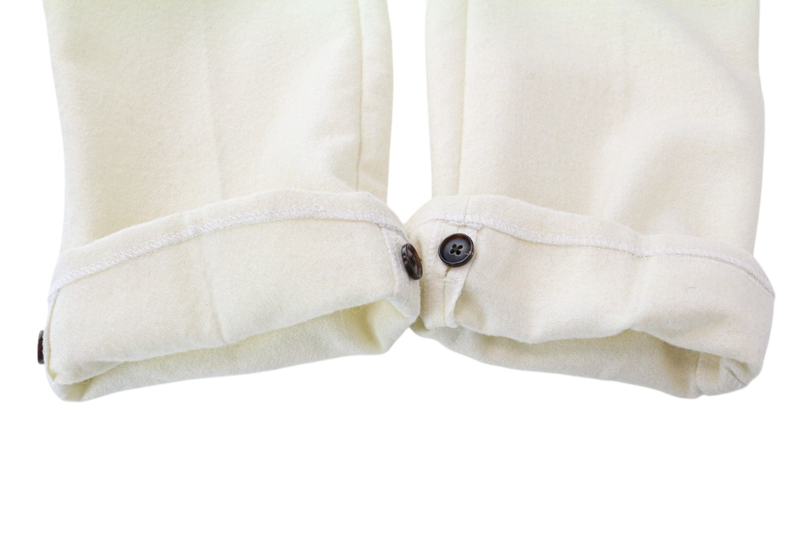 SUITSUPPLY Jort Men's UK38R Off-White Alpaca Wool Suit 2-Piece Slim Half-Lined