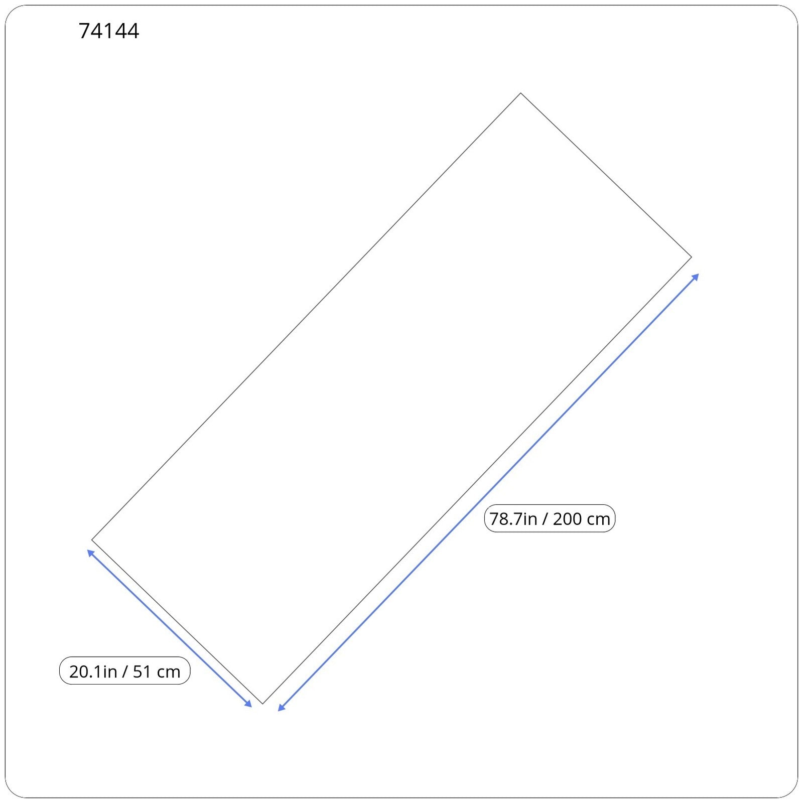 SCOTCH & SODA Ams Couture Men's OS White Black Pattern Wool Blend Scarf