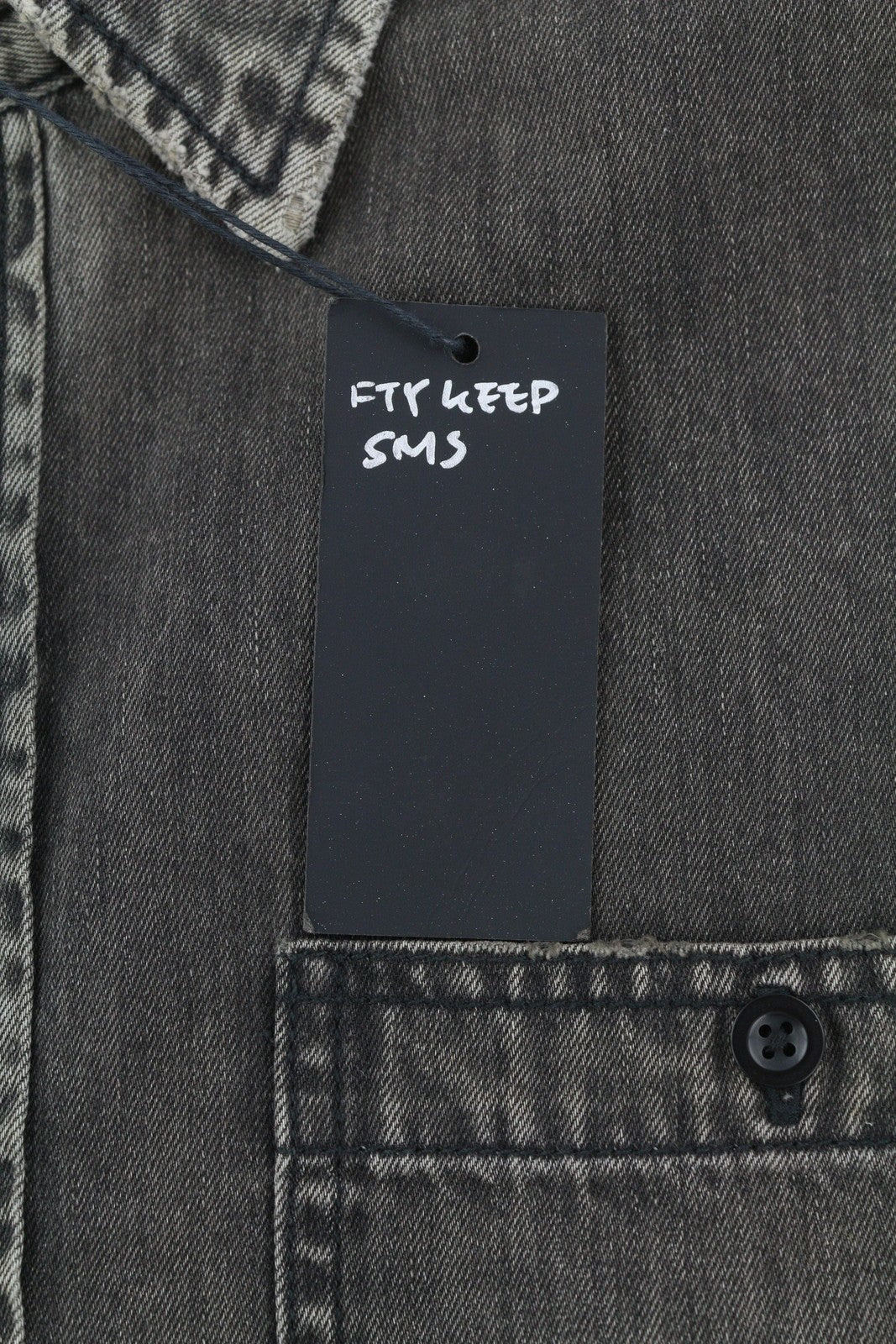 R13 Freddy Cowboy Shirt Women Romper M Elmore Black Tex Distress Faded RRP€799