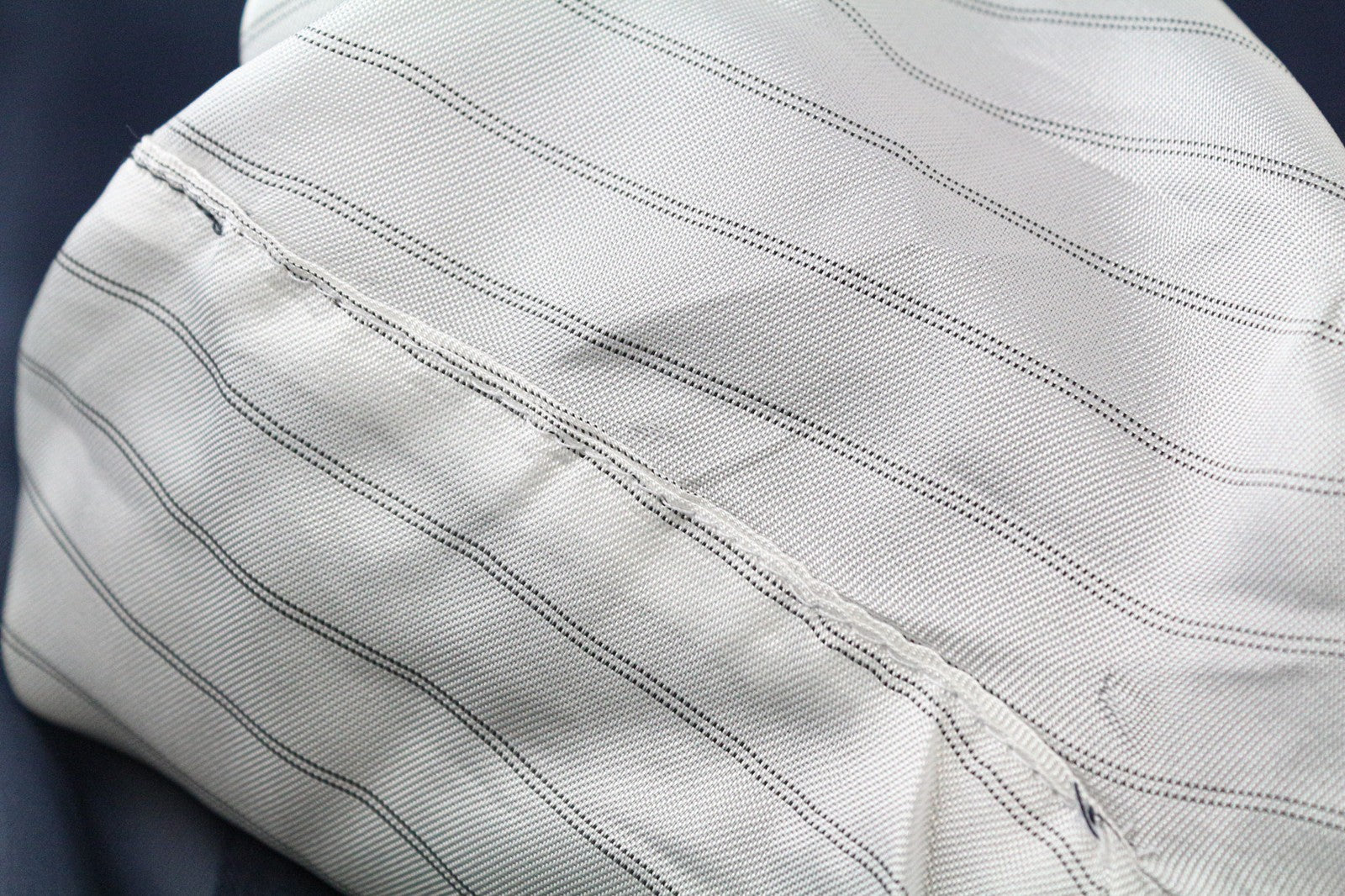 SUITSUPPLY Livorno Men's UK42L Blue Slim Herringbone Wool Blazer Classic Lined