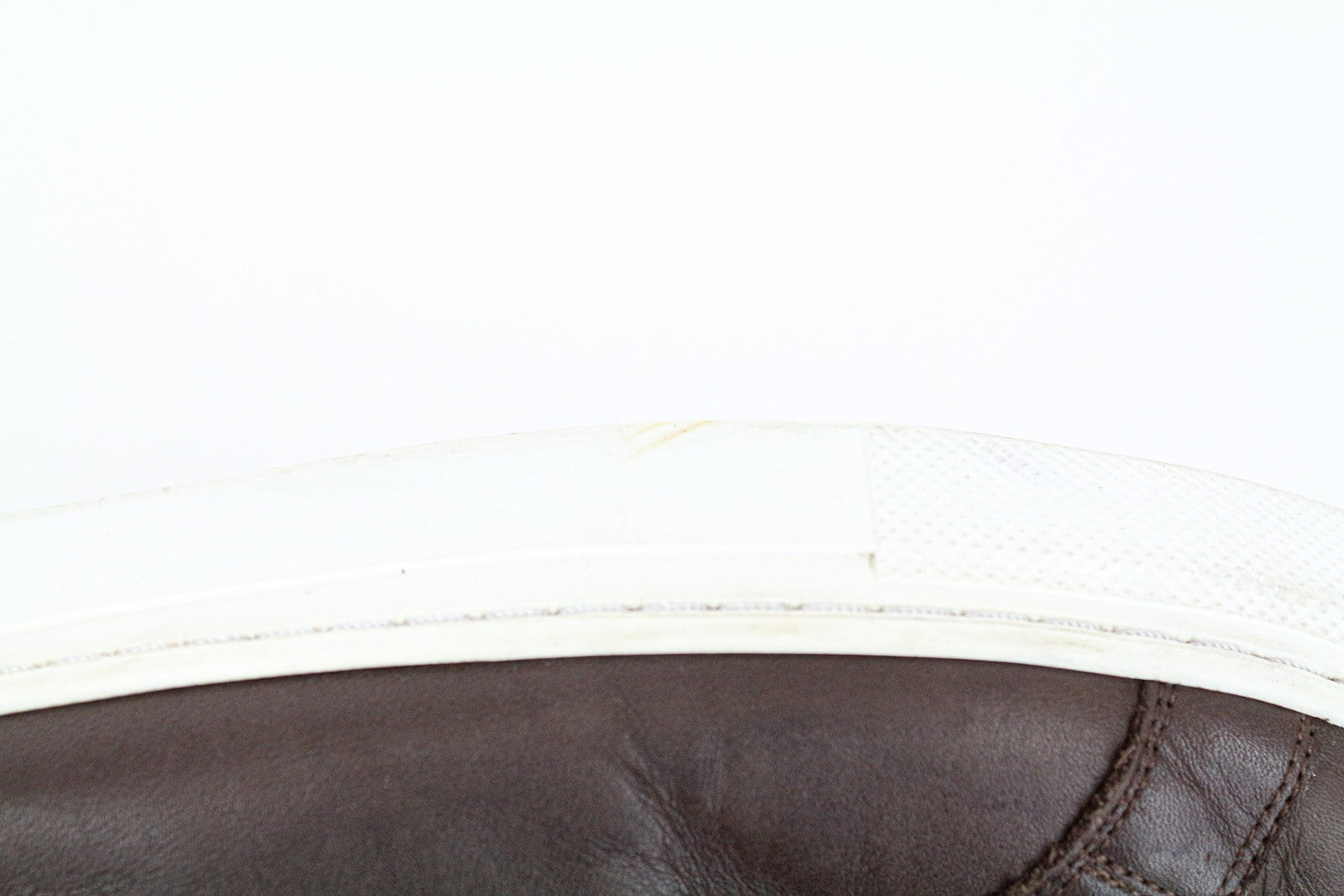 SUITSUPPLY Men's EU43 Brown Leather Low-Top Trainers Laced Casual Sneakers