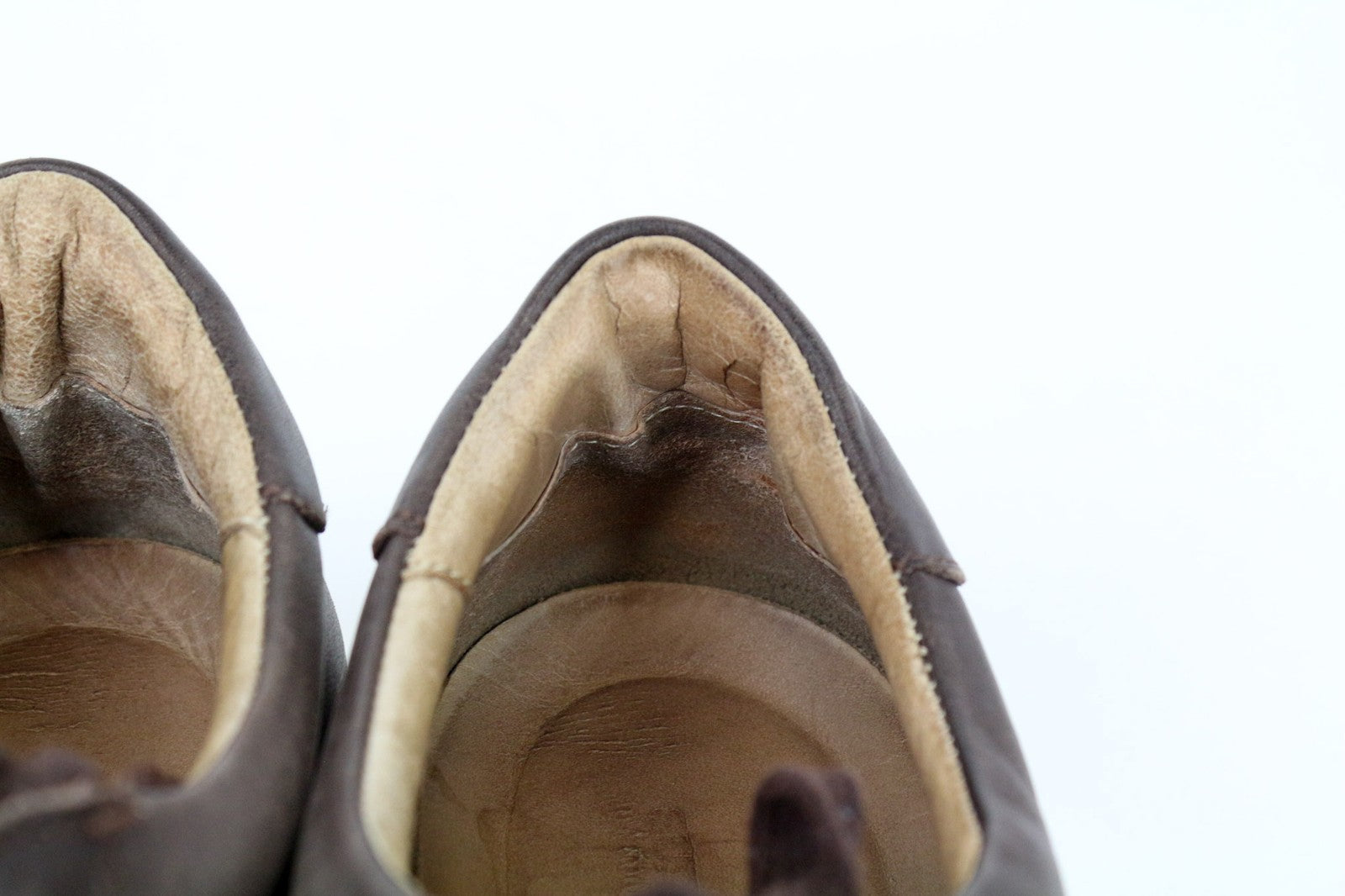 SUITSUPPLY Men's EU43 Brown Leather Low-Top Trainers Laced Casual Sneakers