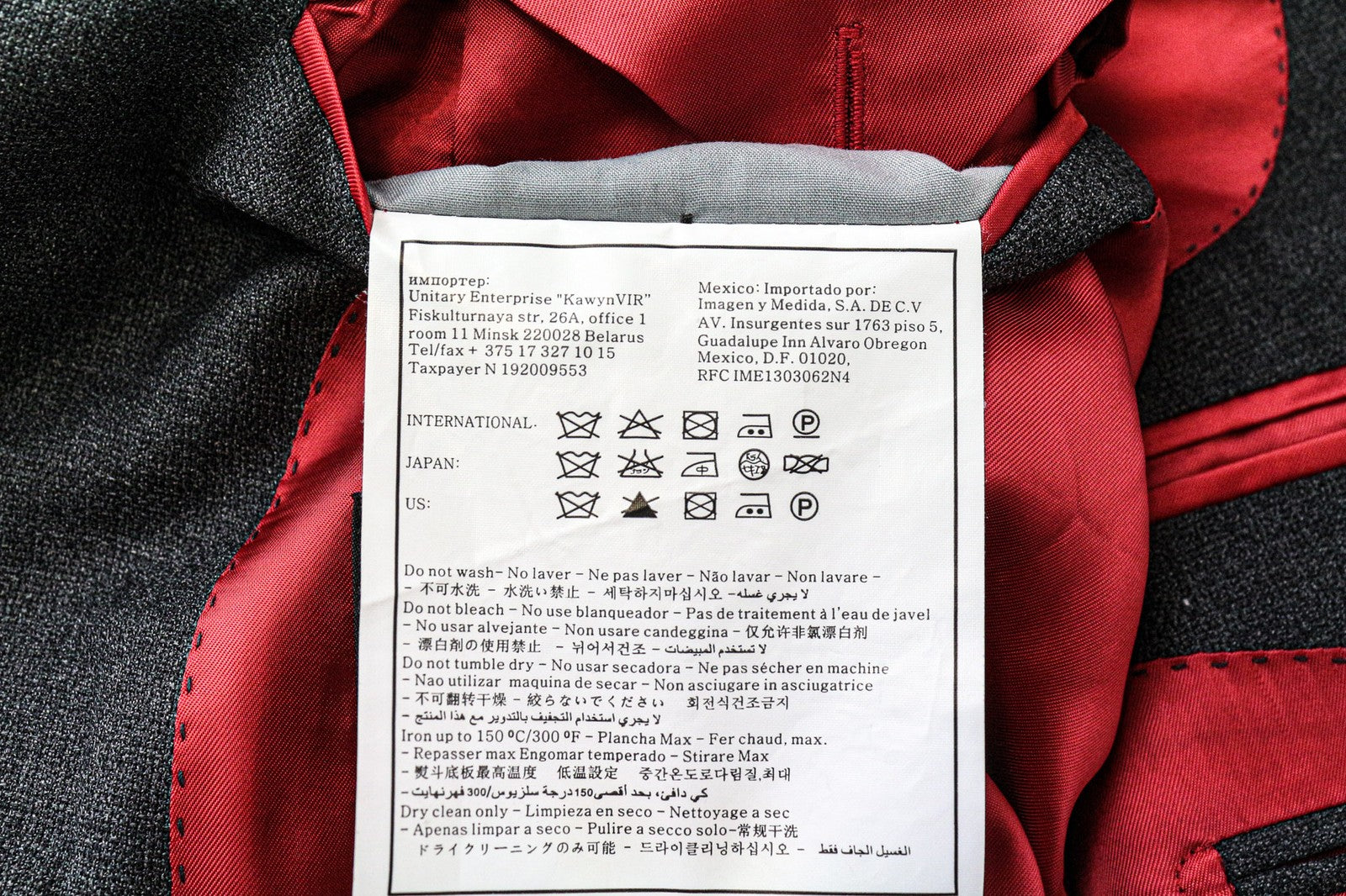 SUITSUPPLY Sienna Men's UK38R Grey Melange Wool Blazer Formal Classic Lined