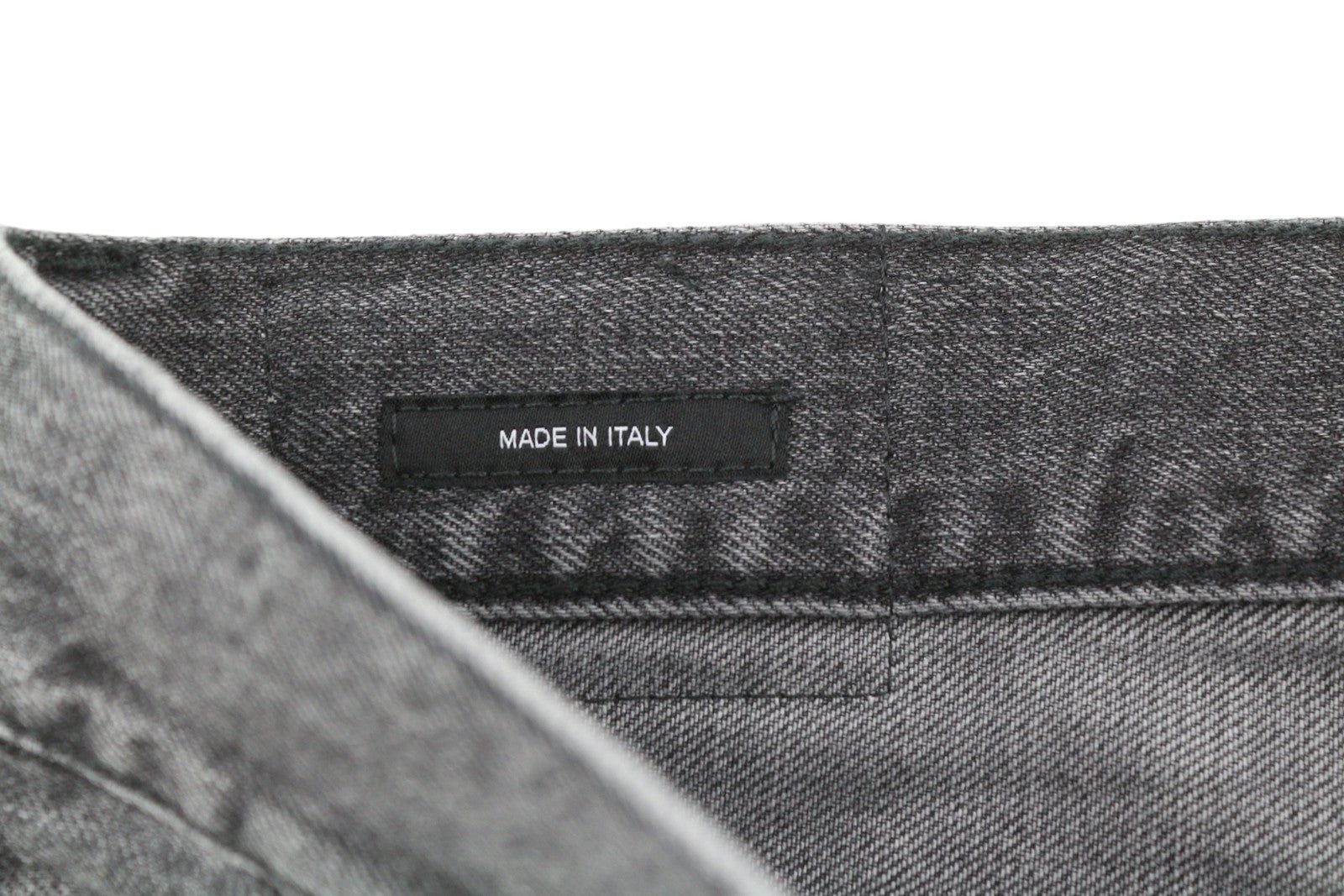 R13 Boyfriend Women Jeans 26 Wilson Black Faded Washed Ankle Length SS25