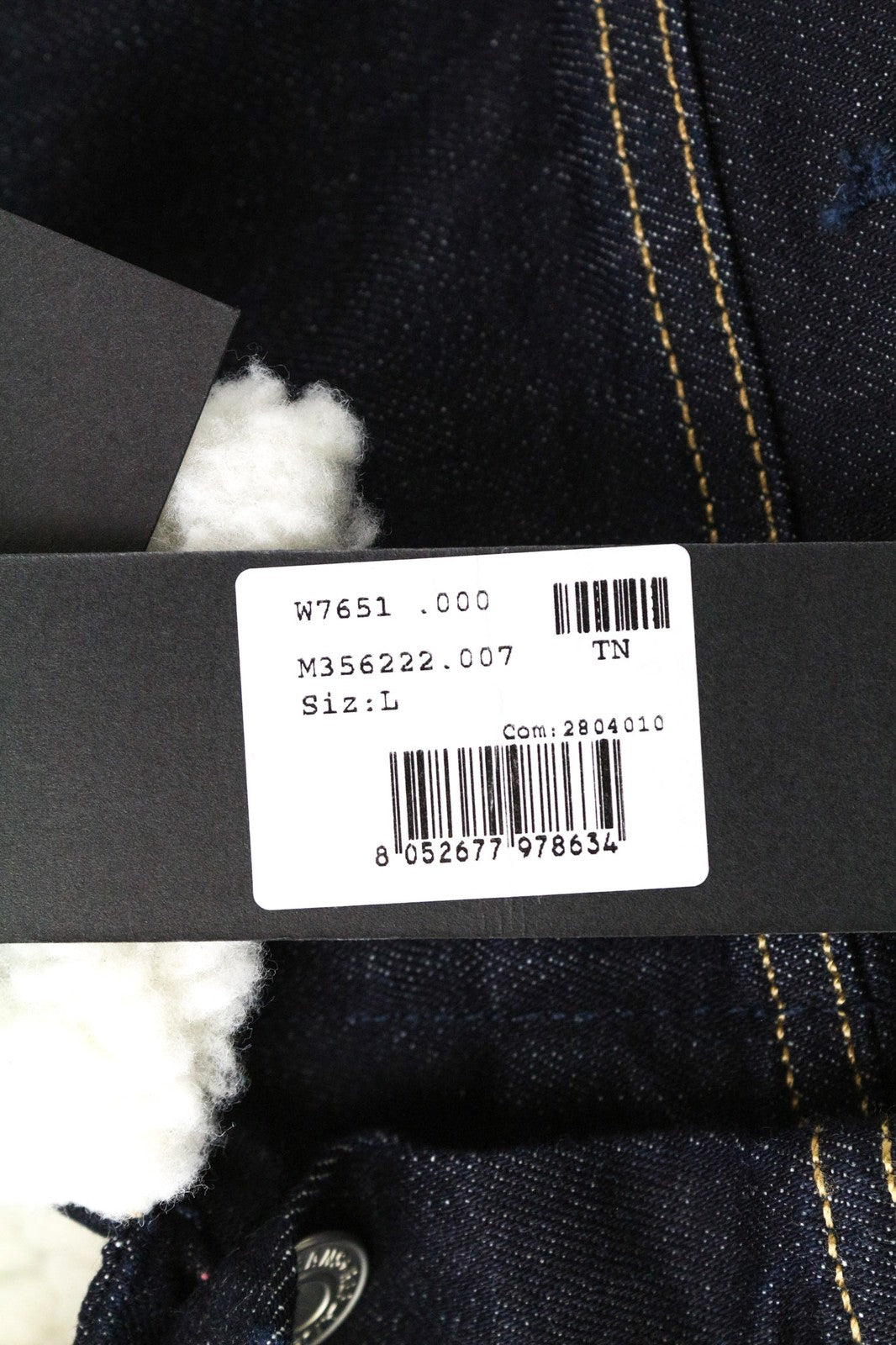 REPLAY Women's L Blue Denim Jacket Cotton Stretch Cropped Single-Breasted