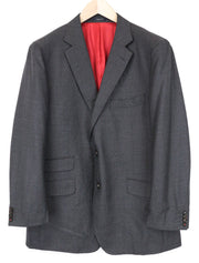 SUITSUPPLY Sienna Men's UK48S Grey Birdseye Wool Blazer Formal Classic Notch