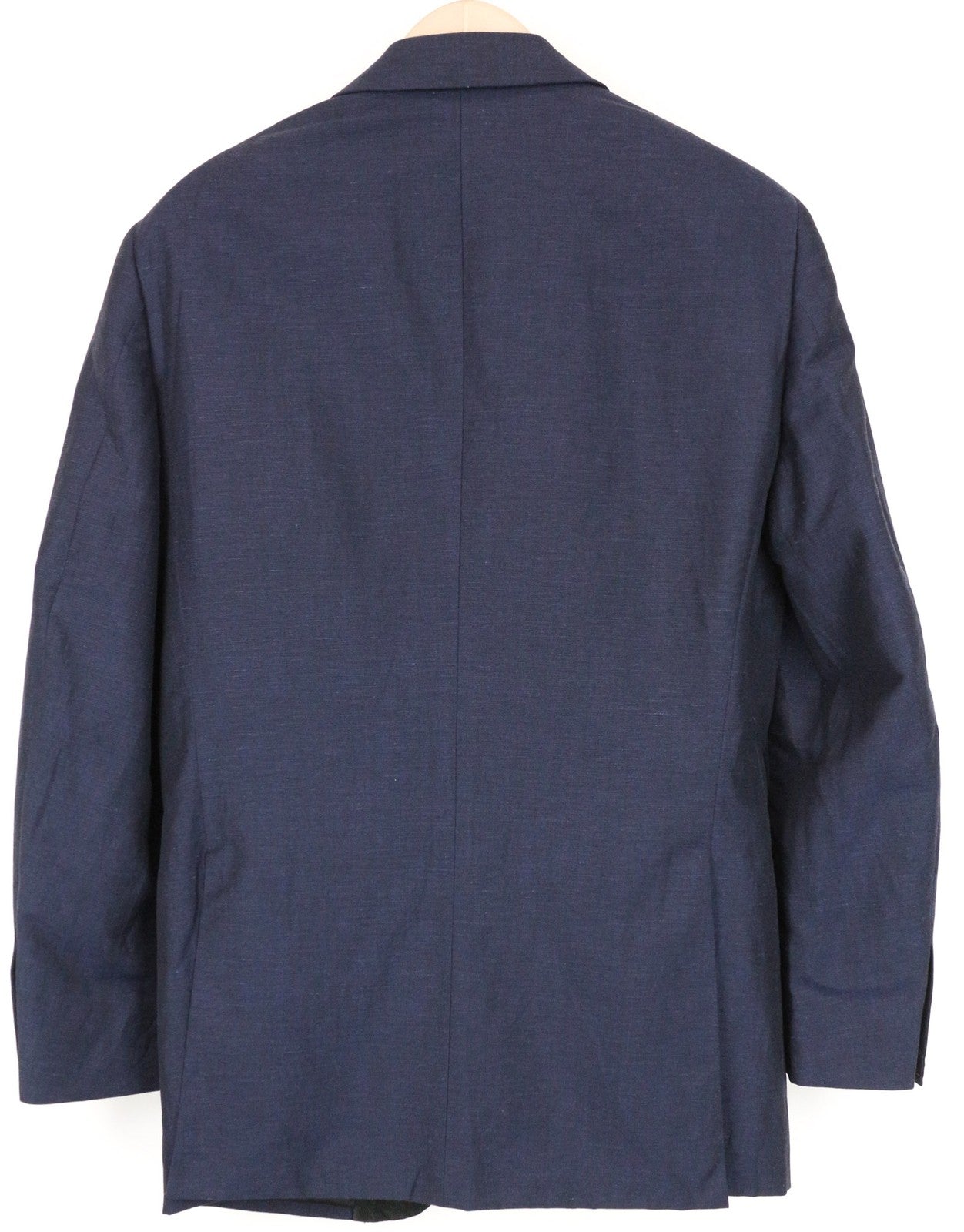 SUITSUPPLY Verona Men's UK38R Navy Blue Wool Linen Tuxedo Blazer Slim Melange