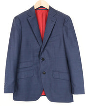 SUITSUPPLY Sienna Men's UK38S Blue Birdseye Check Wool Blazer Formal Classic