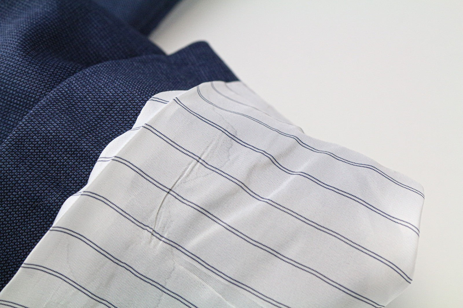 SUITSUPPLY Sienna Men's UK38S Blue Birdseye Check Wool Blazer Formal Classic