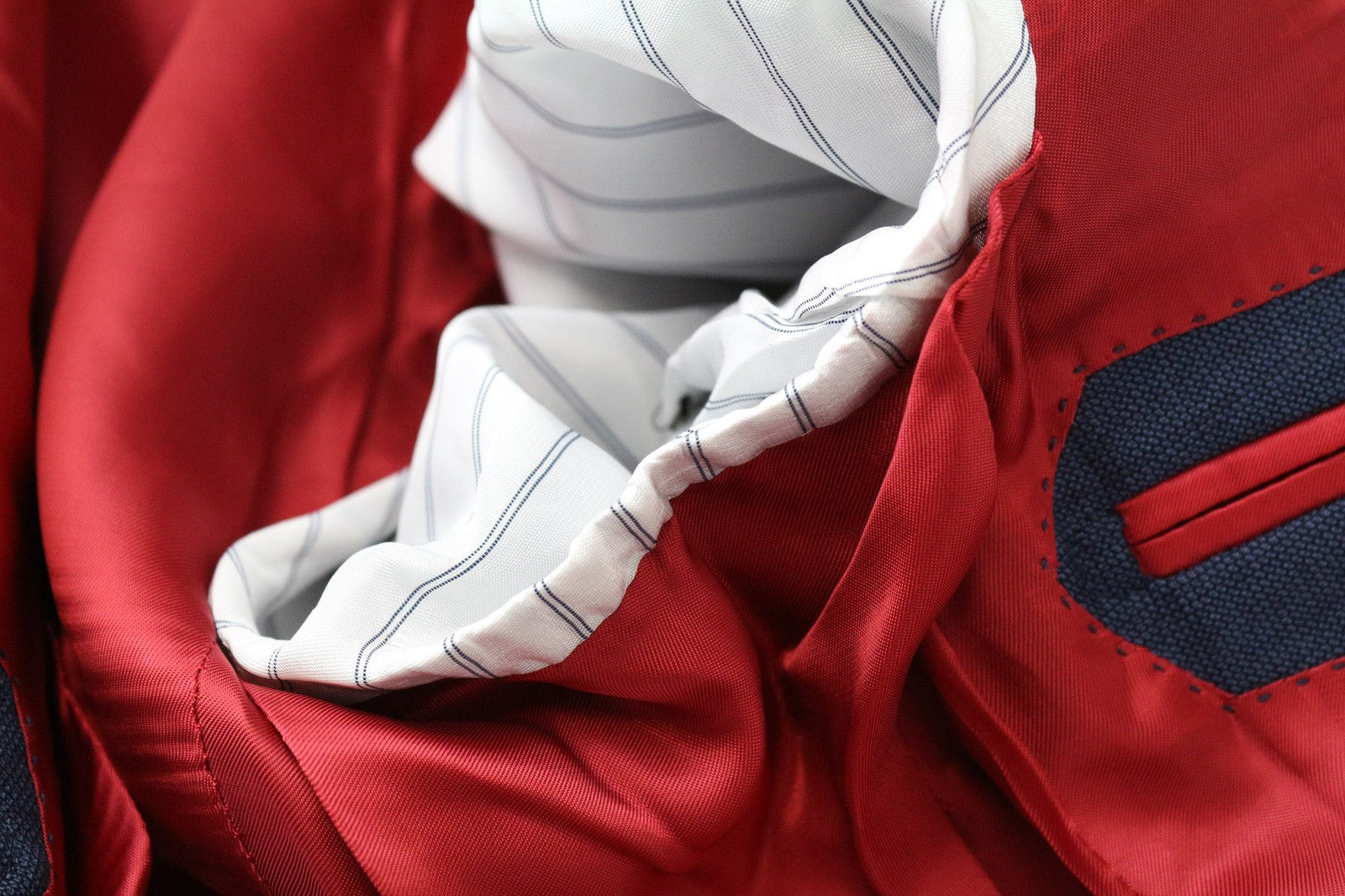 SUITSUPPLY Sienna Men's UK38S Blue Birdseye Check Wool Blazer Formal Classic