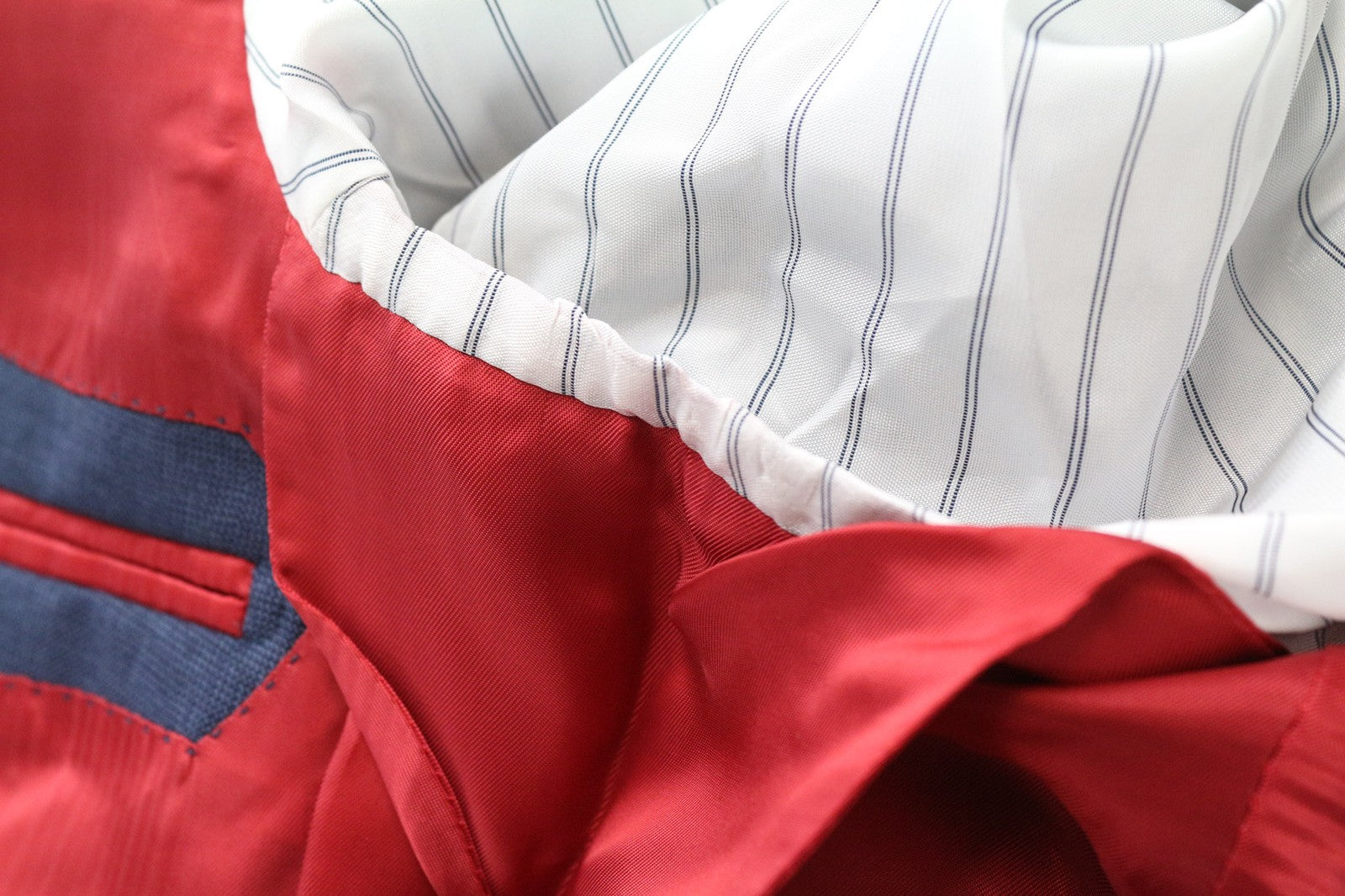 SUITSUPPLY Sienna Men's UK38S Blue Birdseye Check Wool Blazer Formal Classic