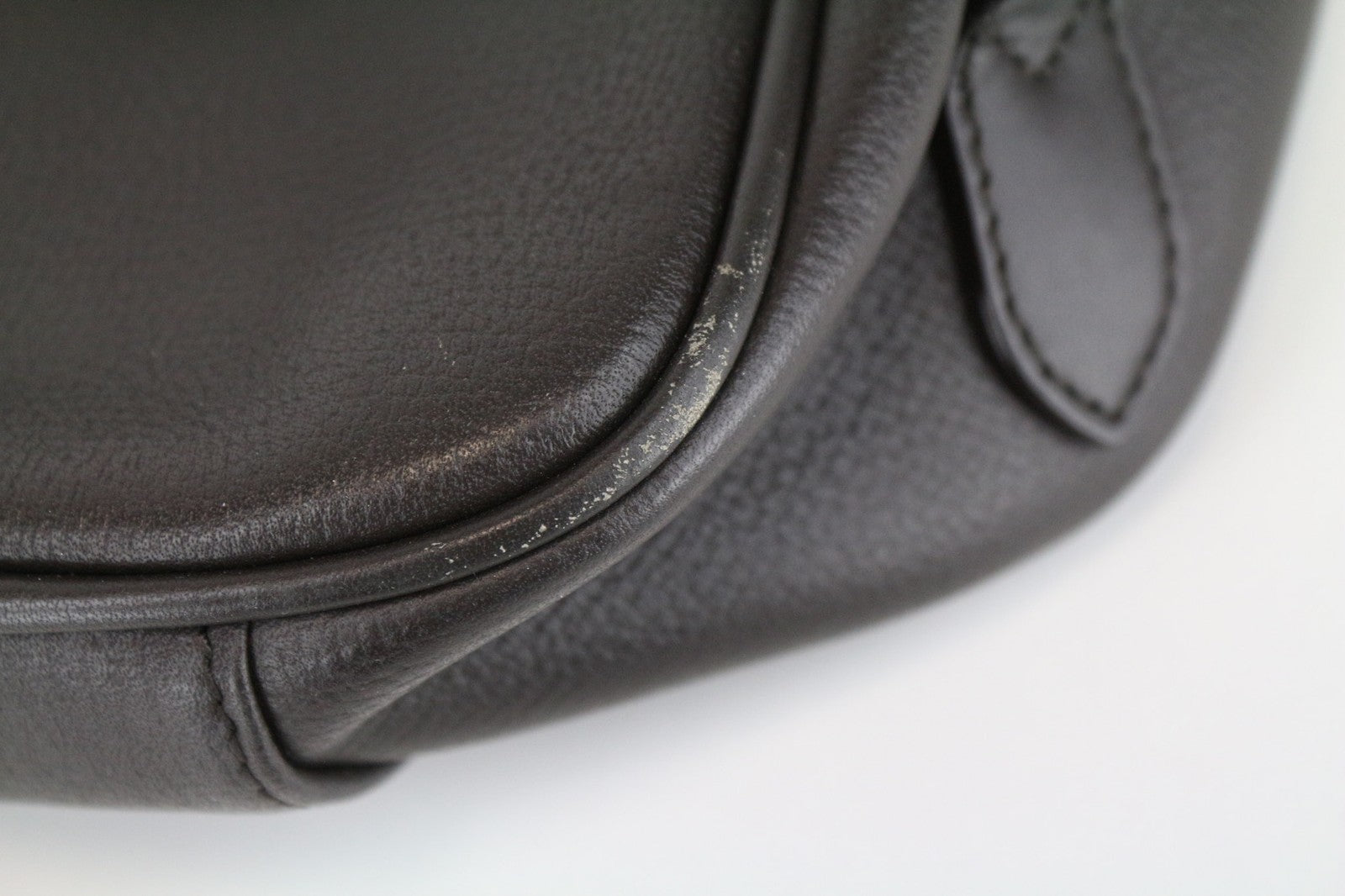 SUITSUPPLY Men's Backpack OS Dark Brown Calf Leather Adjustable Straps