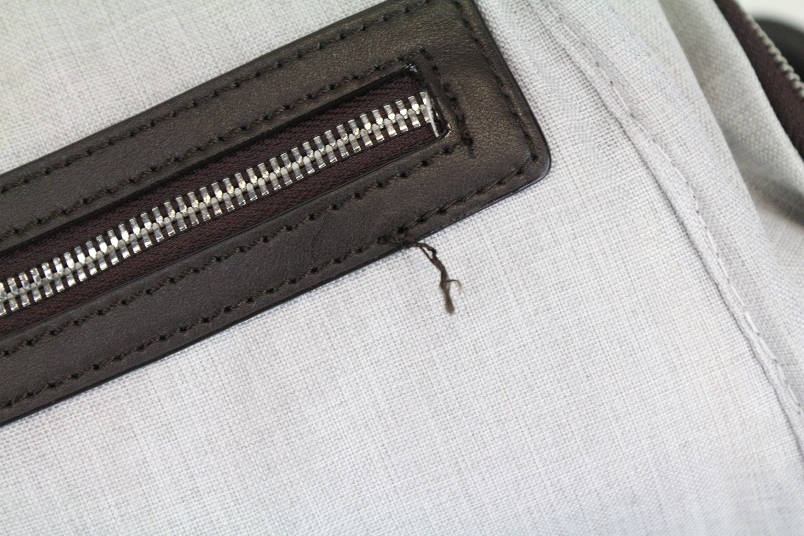 SUITSUPPLY Men's Backpack OS Dark Brown Calf Leather Adjustable Straps