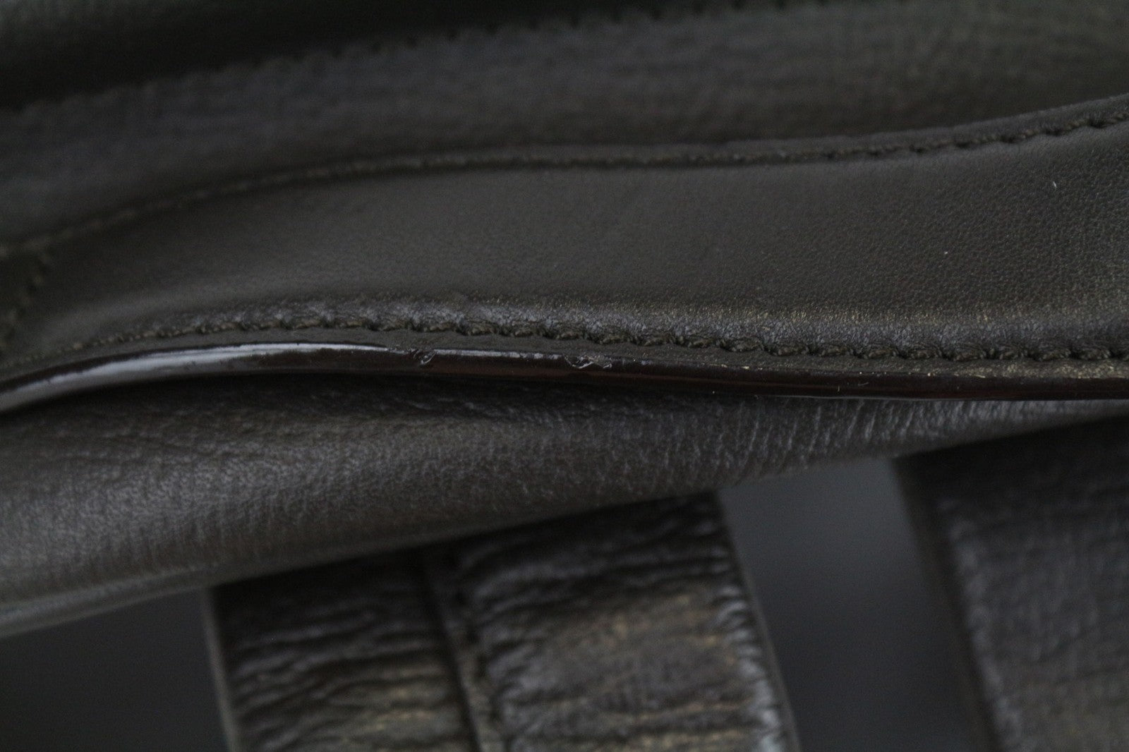 SUITSUPPLY Men's Backpack OS Dark Brown Calf Leather Adjustable Straps