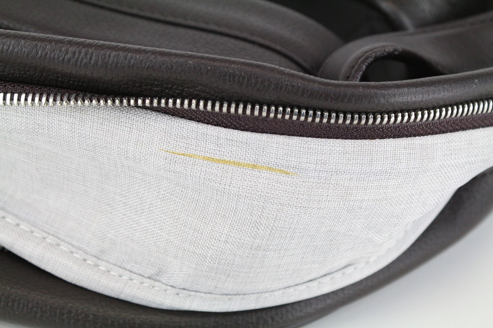 SUITSUPPLY Men's Backpack OS Dark Brown Calf Leather Adjustable Straps