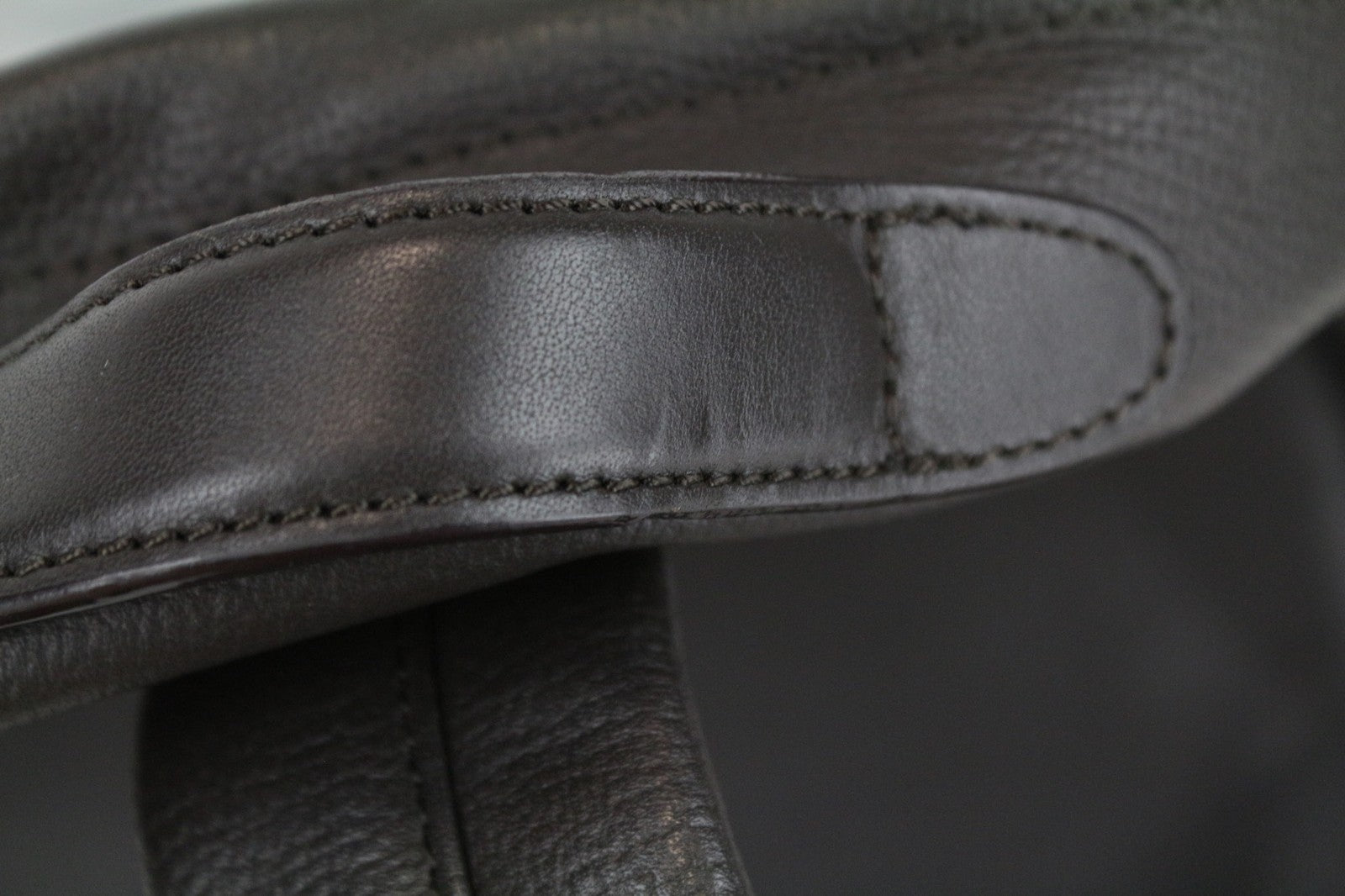 SUITSUPPLY Men's Backpack OS Dark Brown Calf Leather Adjustable Straps