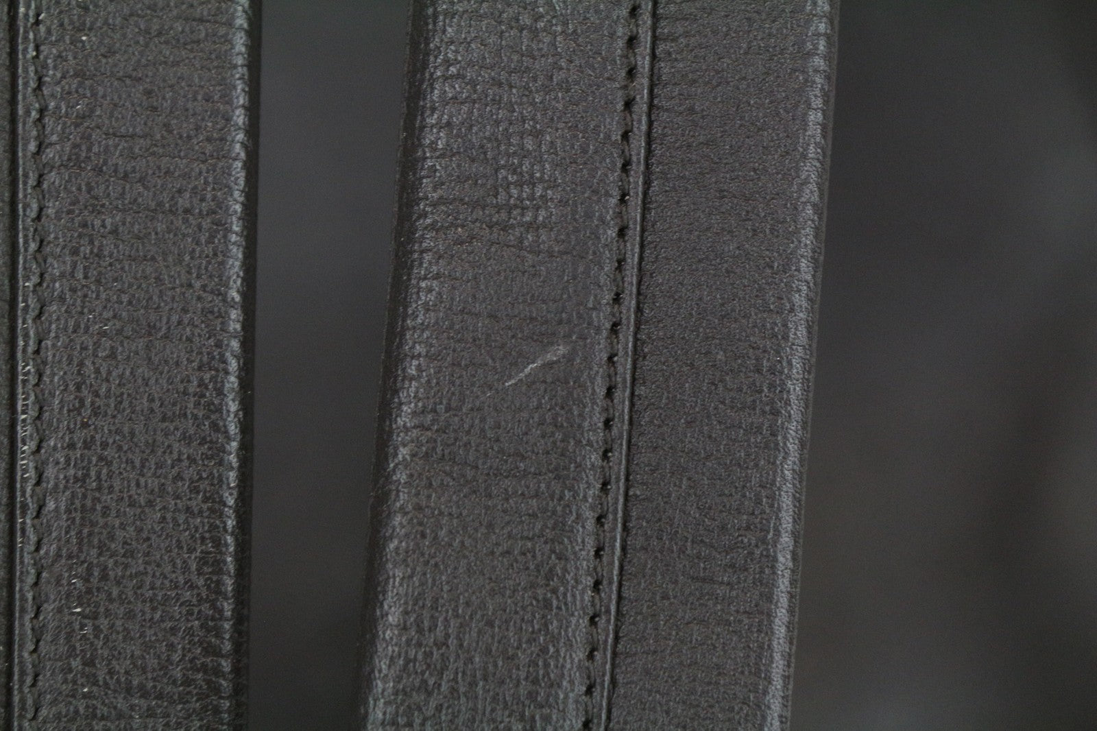 SUITSUPPLY Men's Backpack OS Dark Brown Calf Leather Adjustable Straps