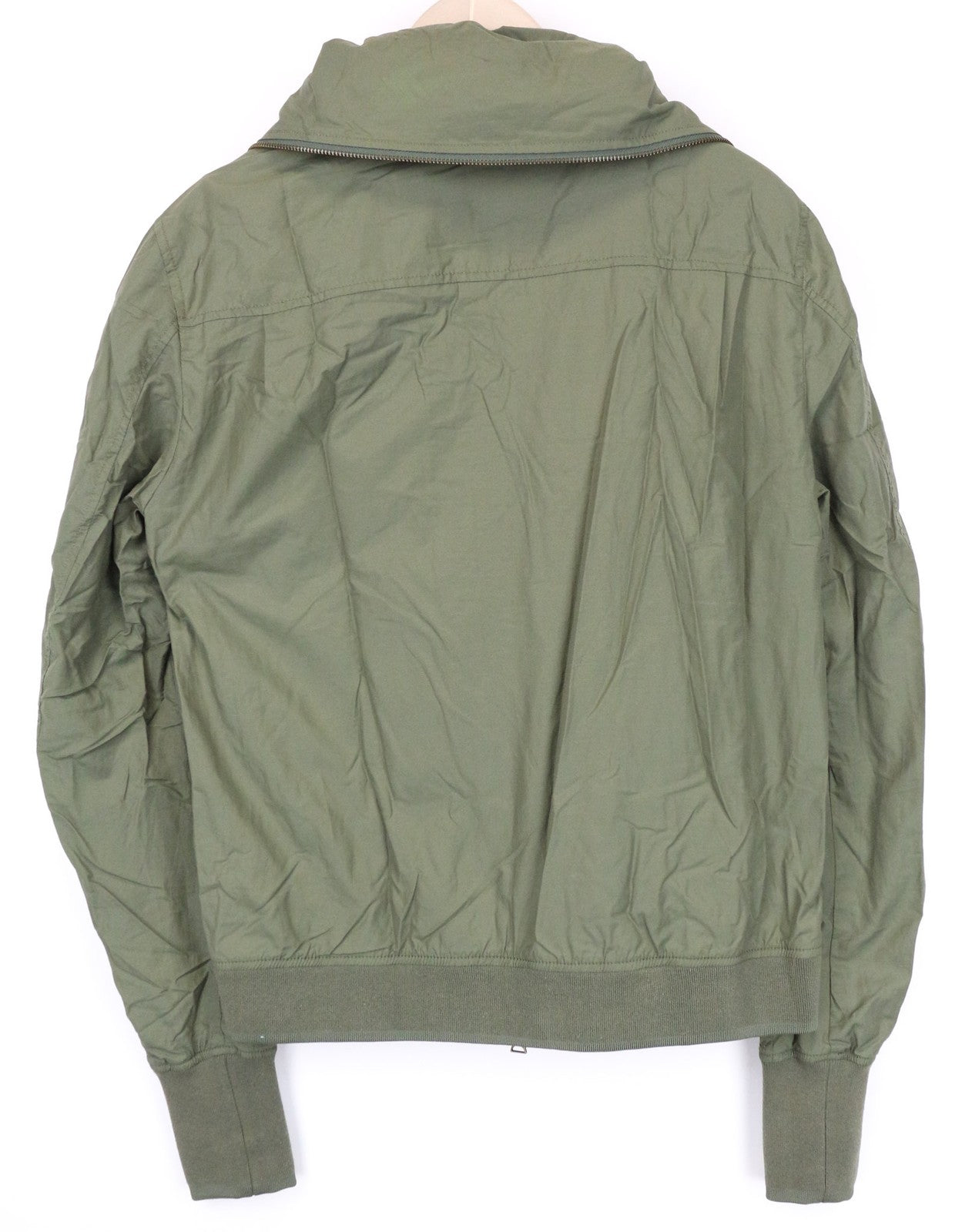 RICHMOND Men's Jacket 48 Green Lightweight Single-Breasted Zipped Long