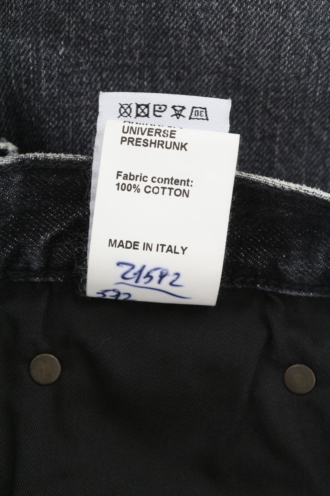 R13 Kilted Damon Women Jeans 27 Everit Black Faded Skirt High Waist RRP€899