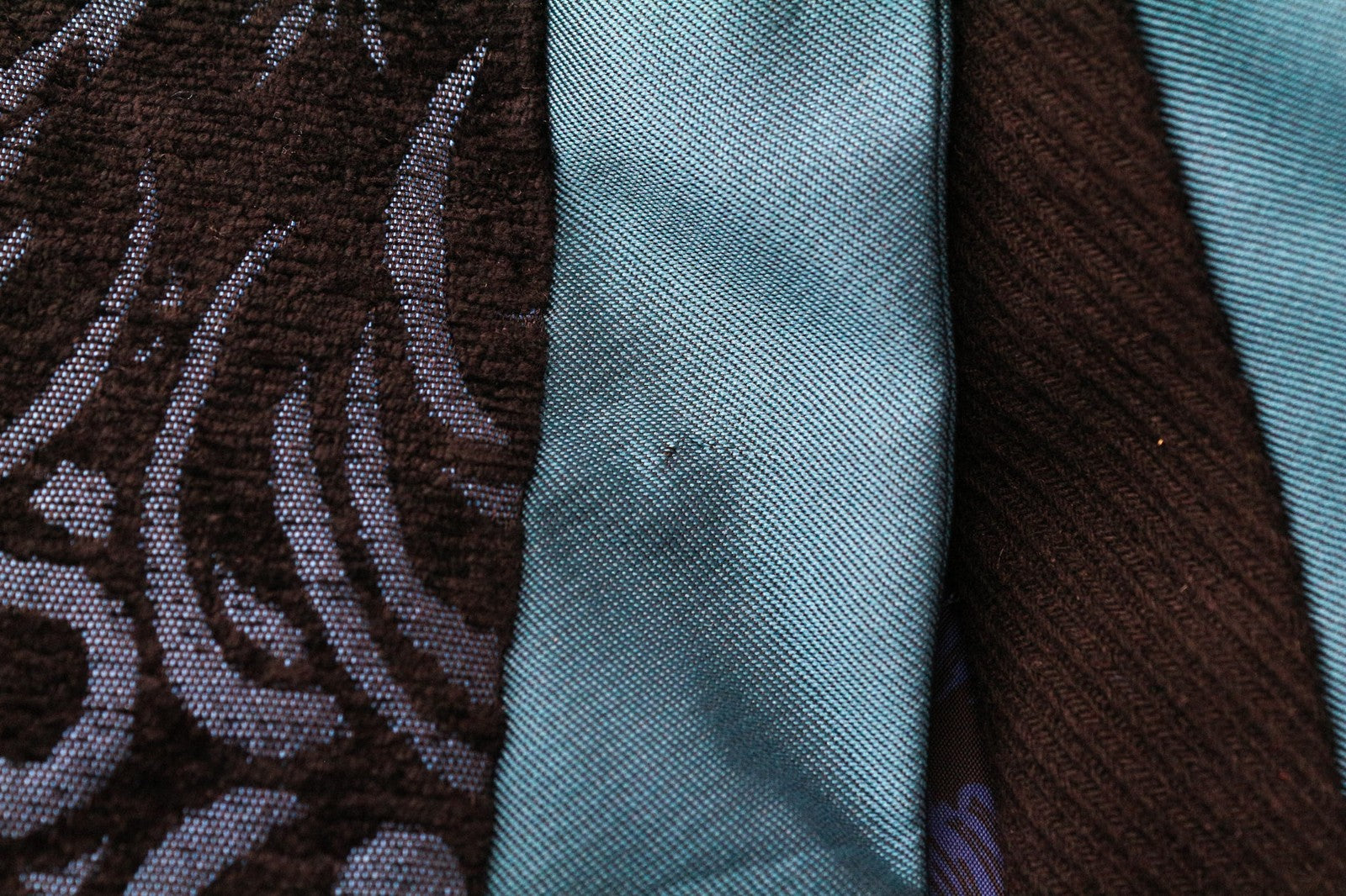 DESIGUAL Dreams Women's Coat ~38 Black Lined Patterned Pleated Single-Breast