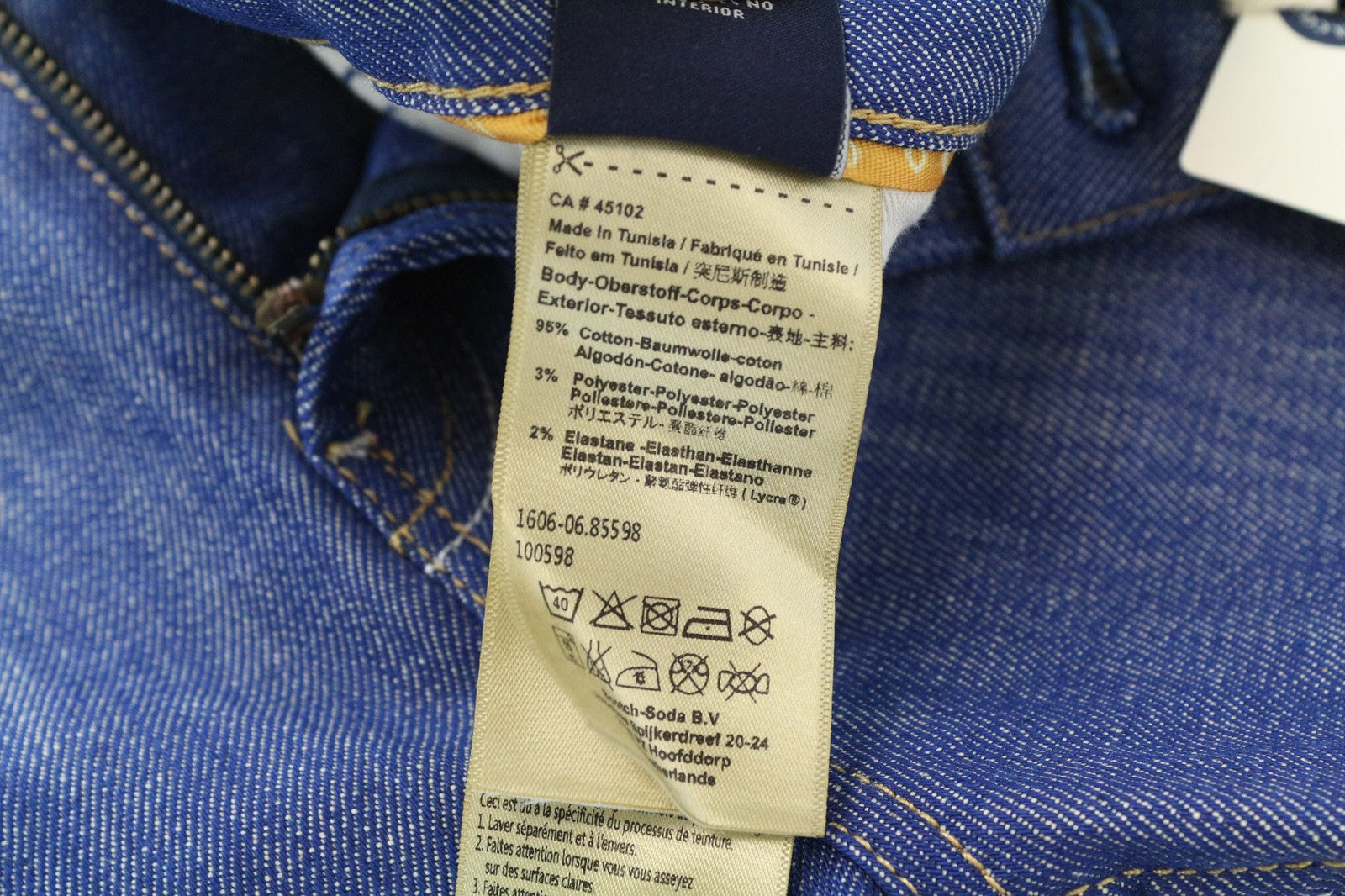 SCOTCH & SODA Skim Men's Jeans W31/L34 Blue Skinny Stretch Cotton Casual