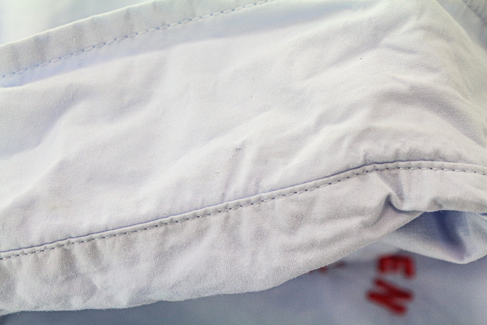 MAISON SCOTCH Women's Shirt M Light Blue Cotton Logo Formal Long Sleeve