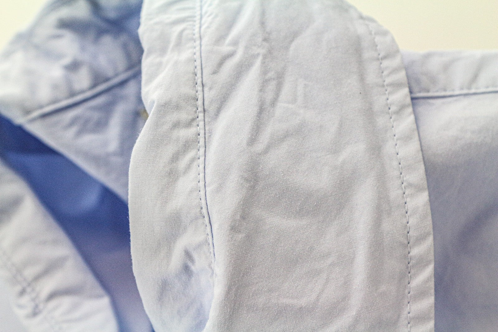 MAISON SCOTCH Women's Shirt M Light Blue Cotton Logo Formal Long Sleeve