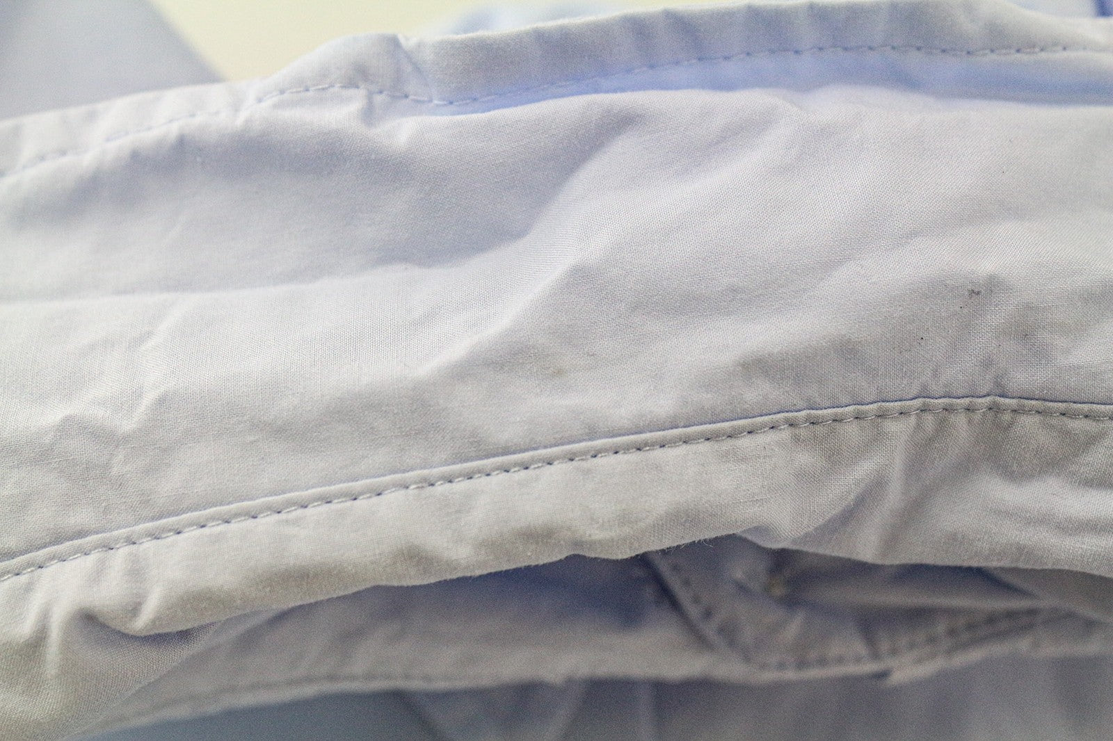 MAISON SCOTCH Women's Shirt M Light Blue Cotton Logo Formal Long Sleeve