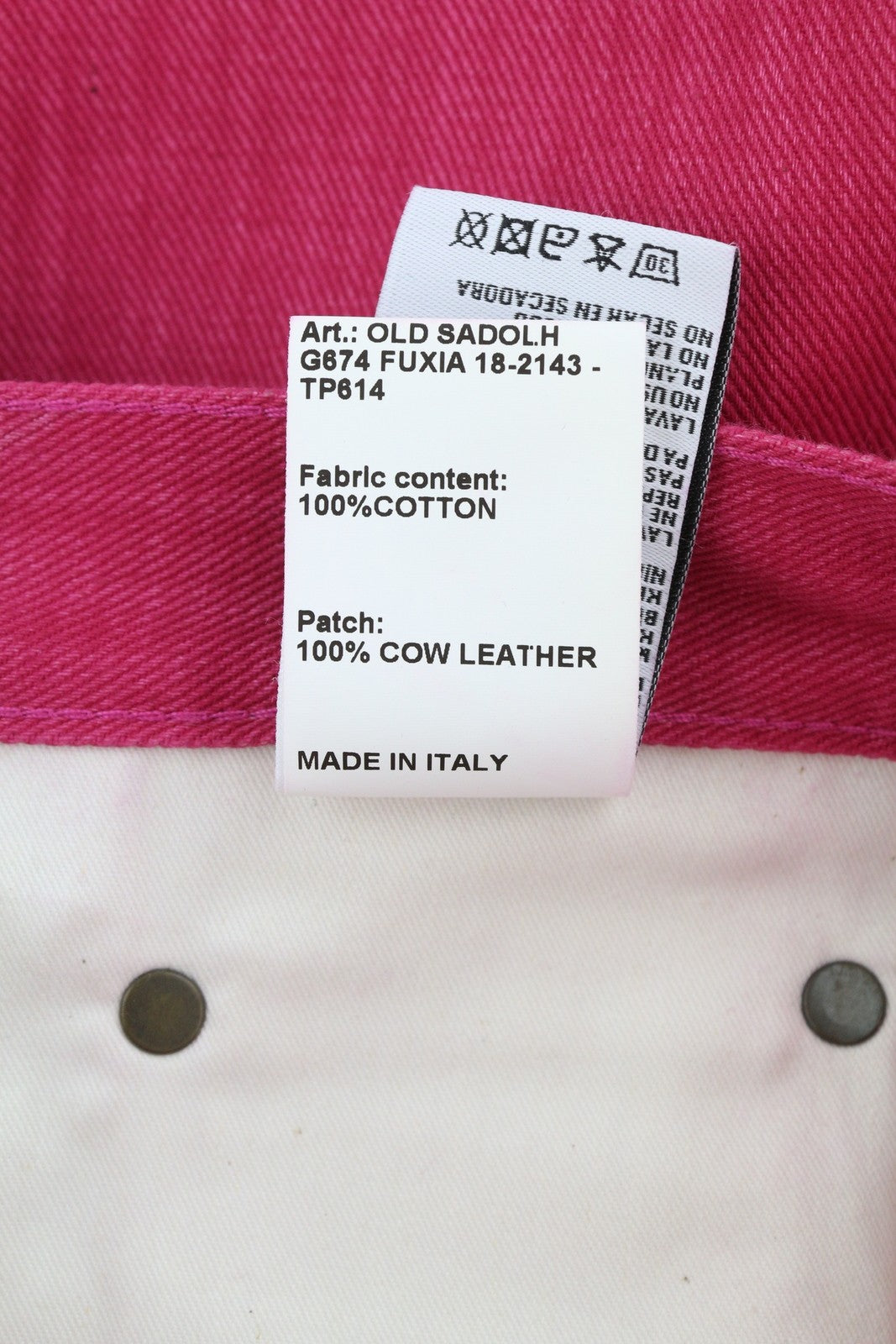 R13 Jane Women Jeans 27 Vivid Pink Faded Flared Leg High Waist Zip Fly Denim