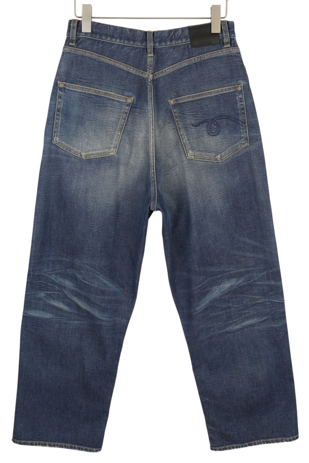 R13 Venti Women Jeans 27 Ansel Blue Washed Faded Baggy Loose Fit Denim RRP€799