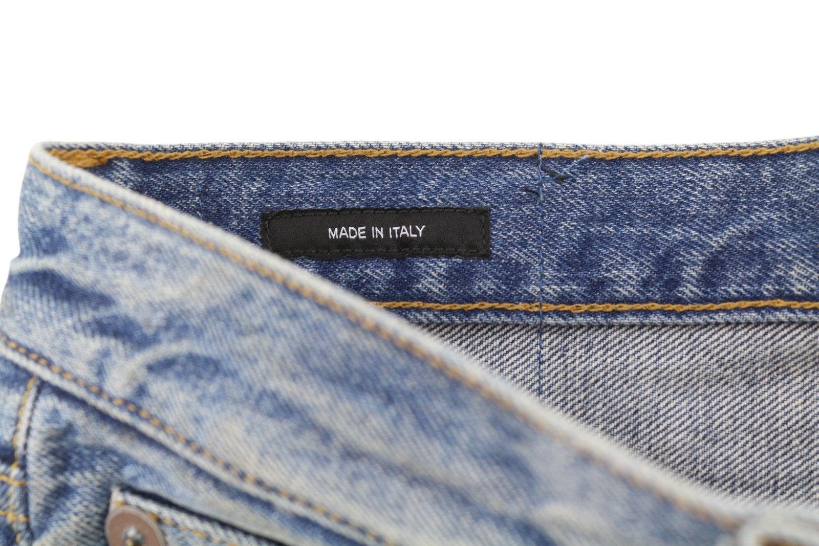 R13 Damon Pleated Wide Leg Women Jeans 27 Amber Blue Faded Dirty Look Denim