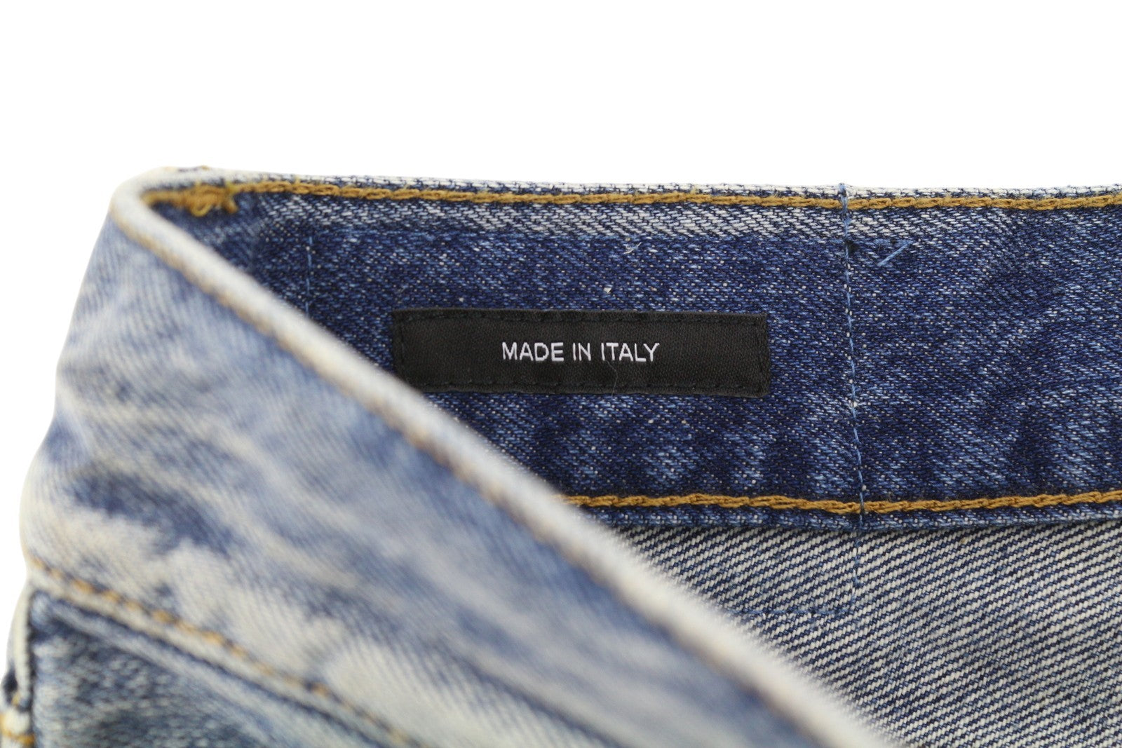 R13 Alice Slim Straight Leg Women Jeans 27 Amber Blue Faded Washed Denim RRP€699