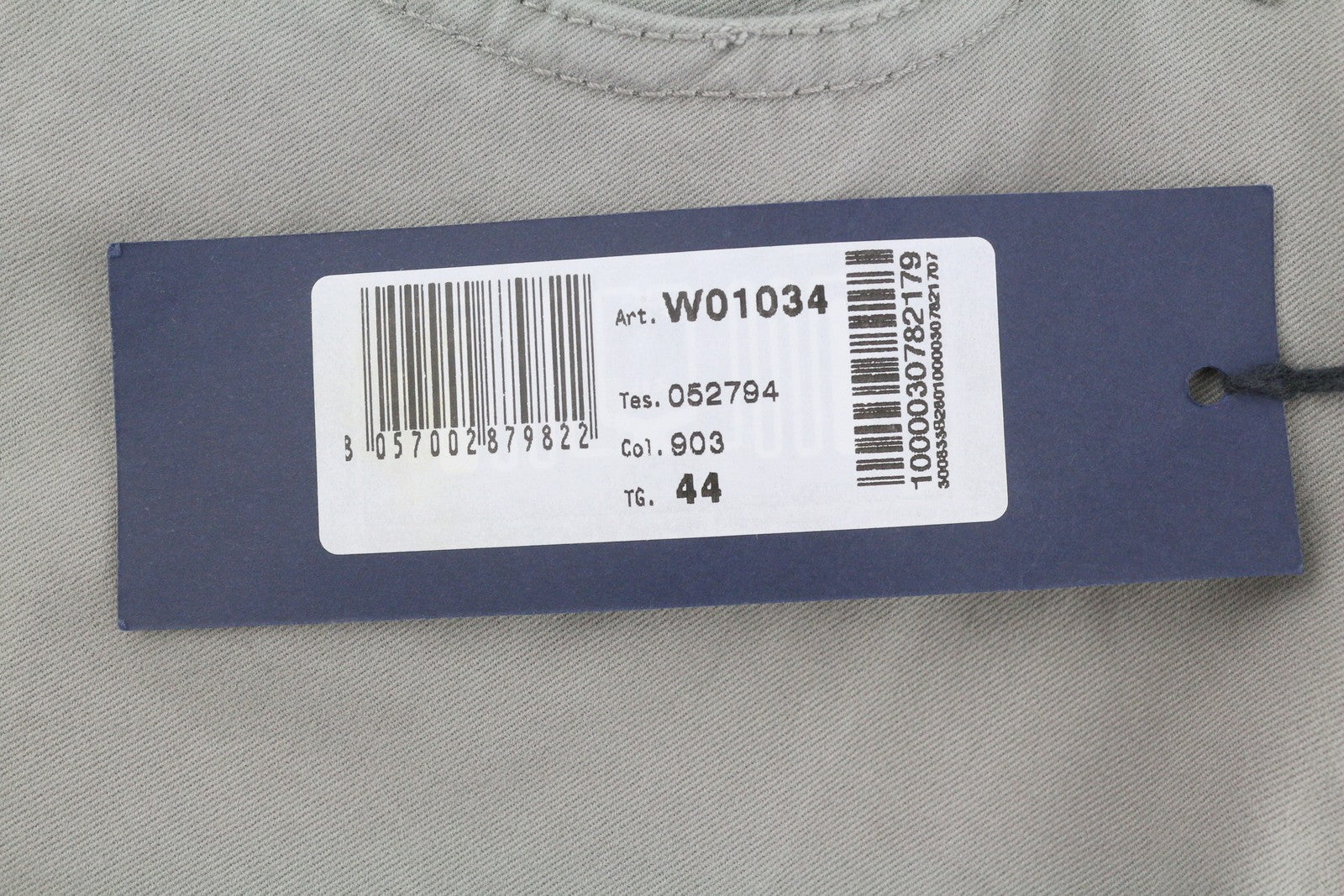 Grey Cotton Trousers
