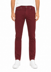 Burgundy Cotton Trousers