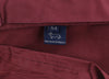 Burgundy Cotton Trousers