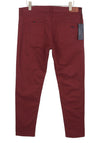 Burgundy Cotton Trousers