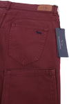 Burgundy Cotton Trousers